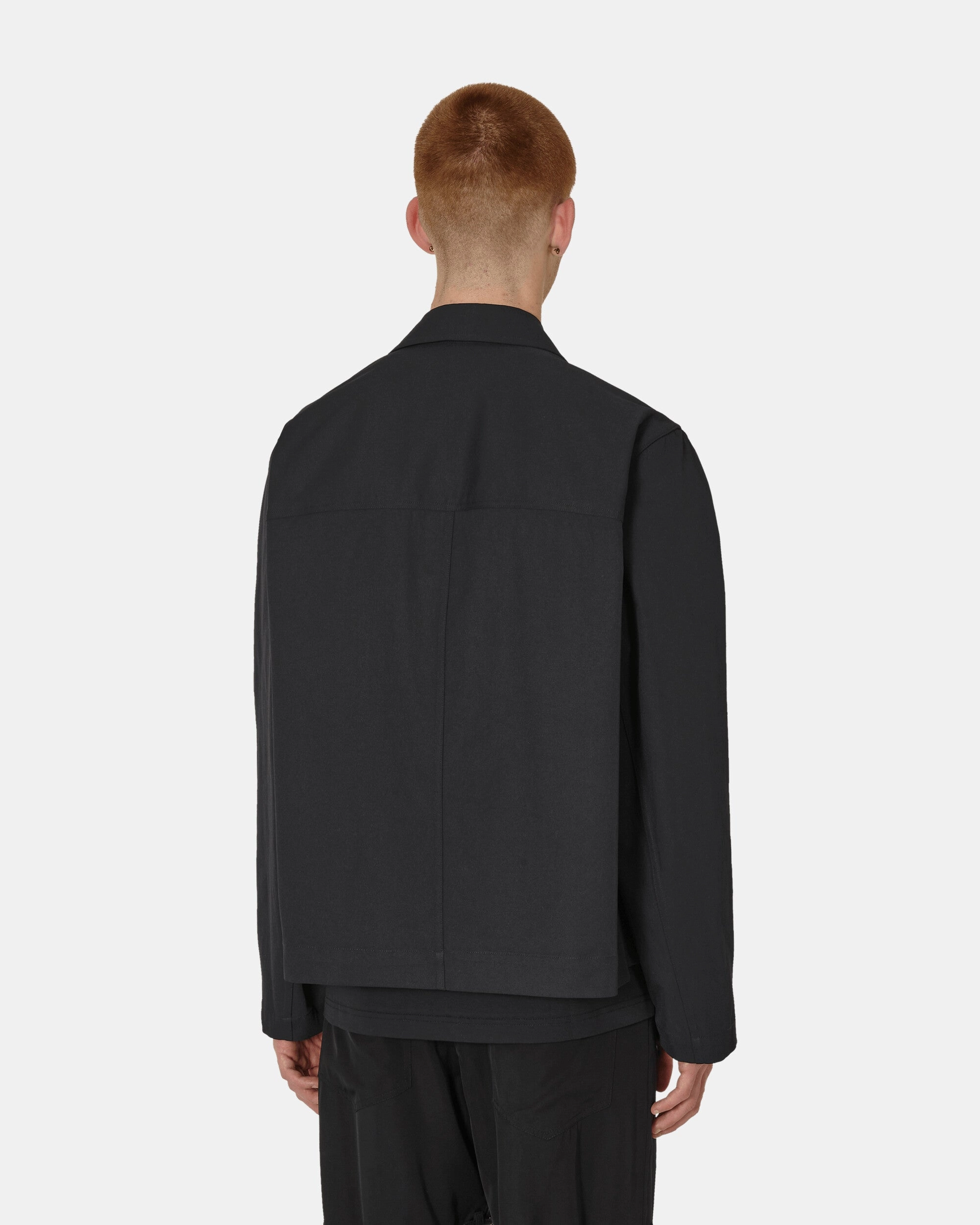 Dry Cotton Box Jacket Black