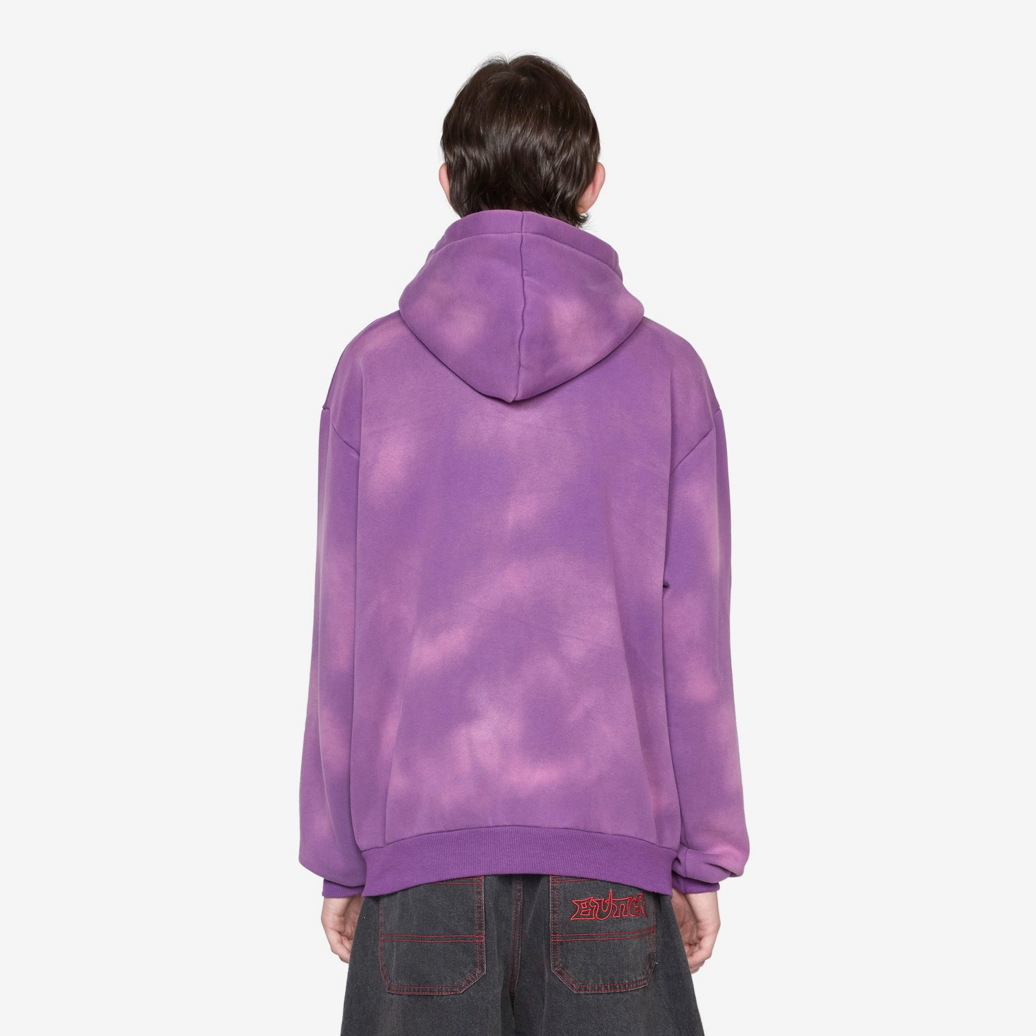 Encounter Zip-Thru Hood Washed Purple