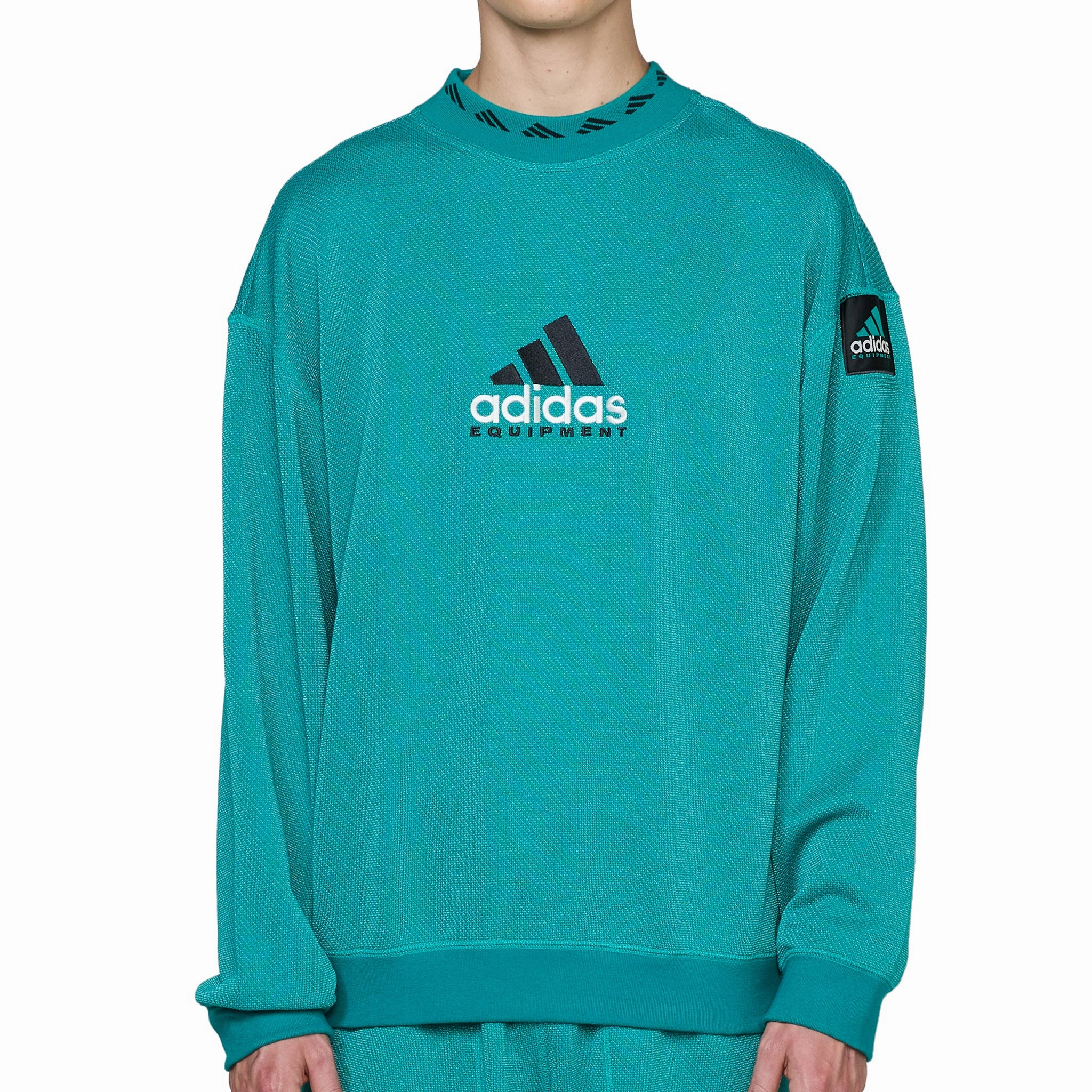 EQT Reflective Crewneck Sweatshirt Equipment Green