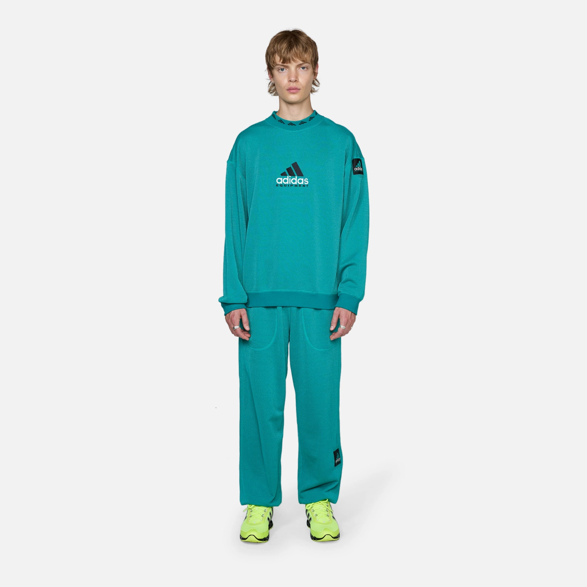EQT Reflective Crewneck Sweatshirt Equipment Green
