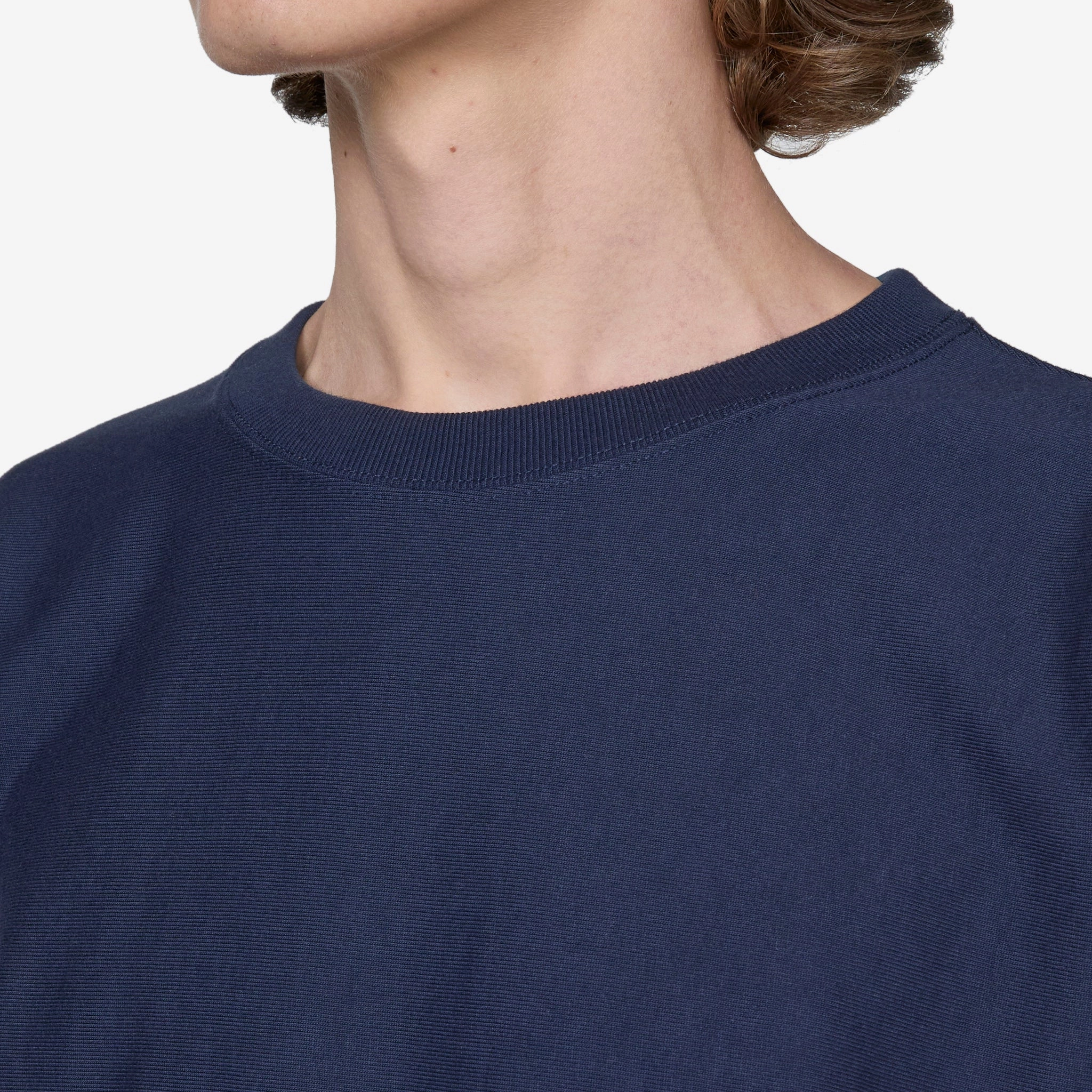 Fiore Heavy Jersey Crew Navy