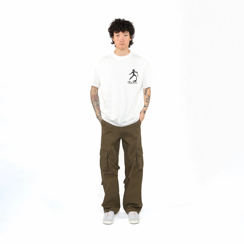 Flaneur Swirl Tee - White