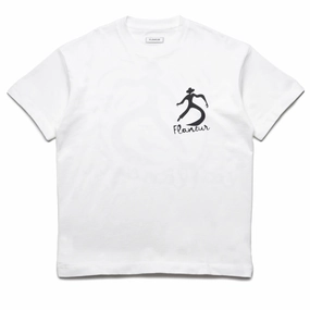 Flaneur Swirl Tee - White