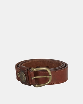 Golden Details Vintage Leather Brown