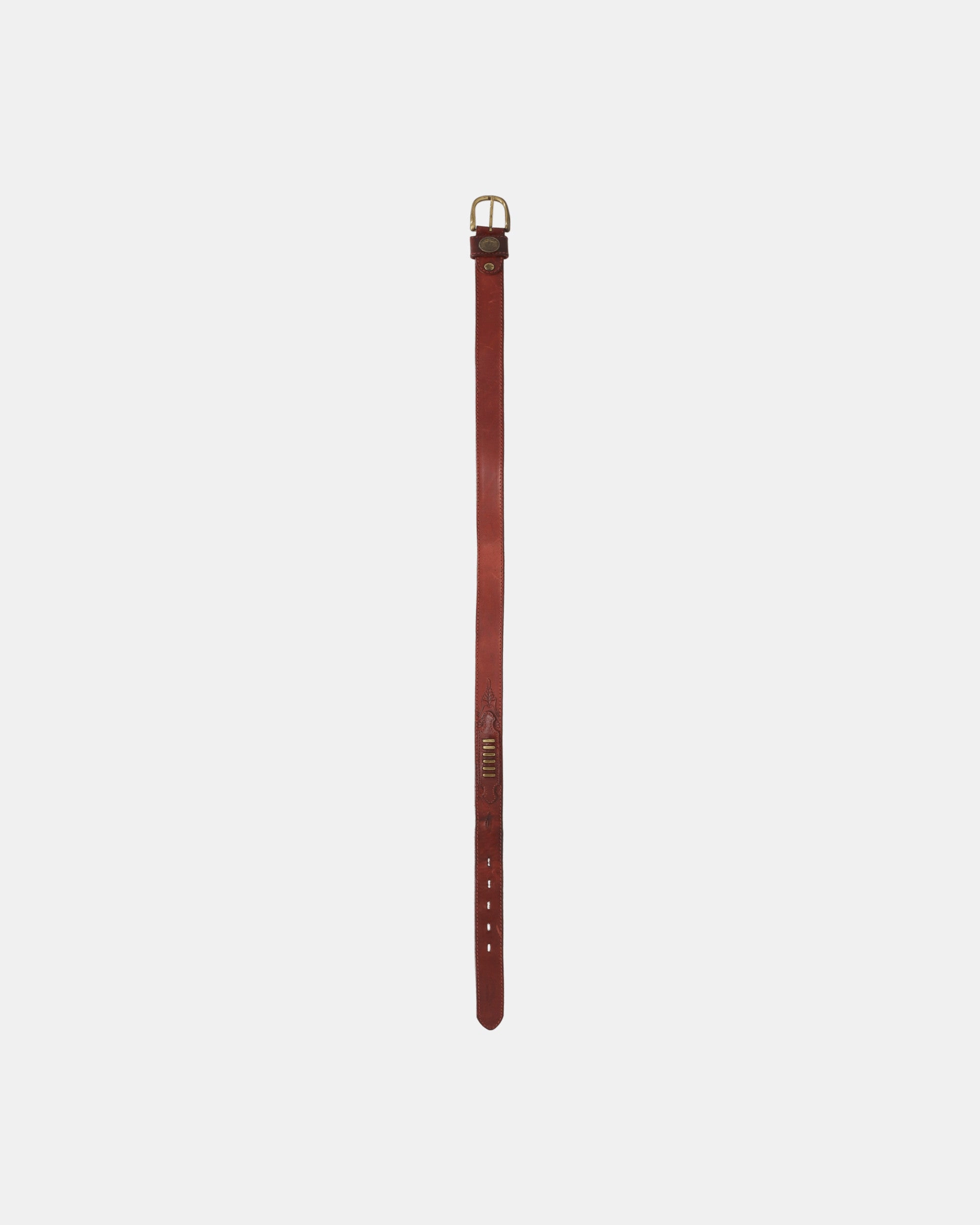 Golden Details Vintage Leather Brown