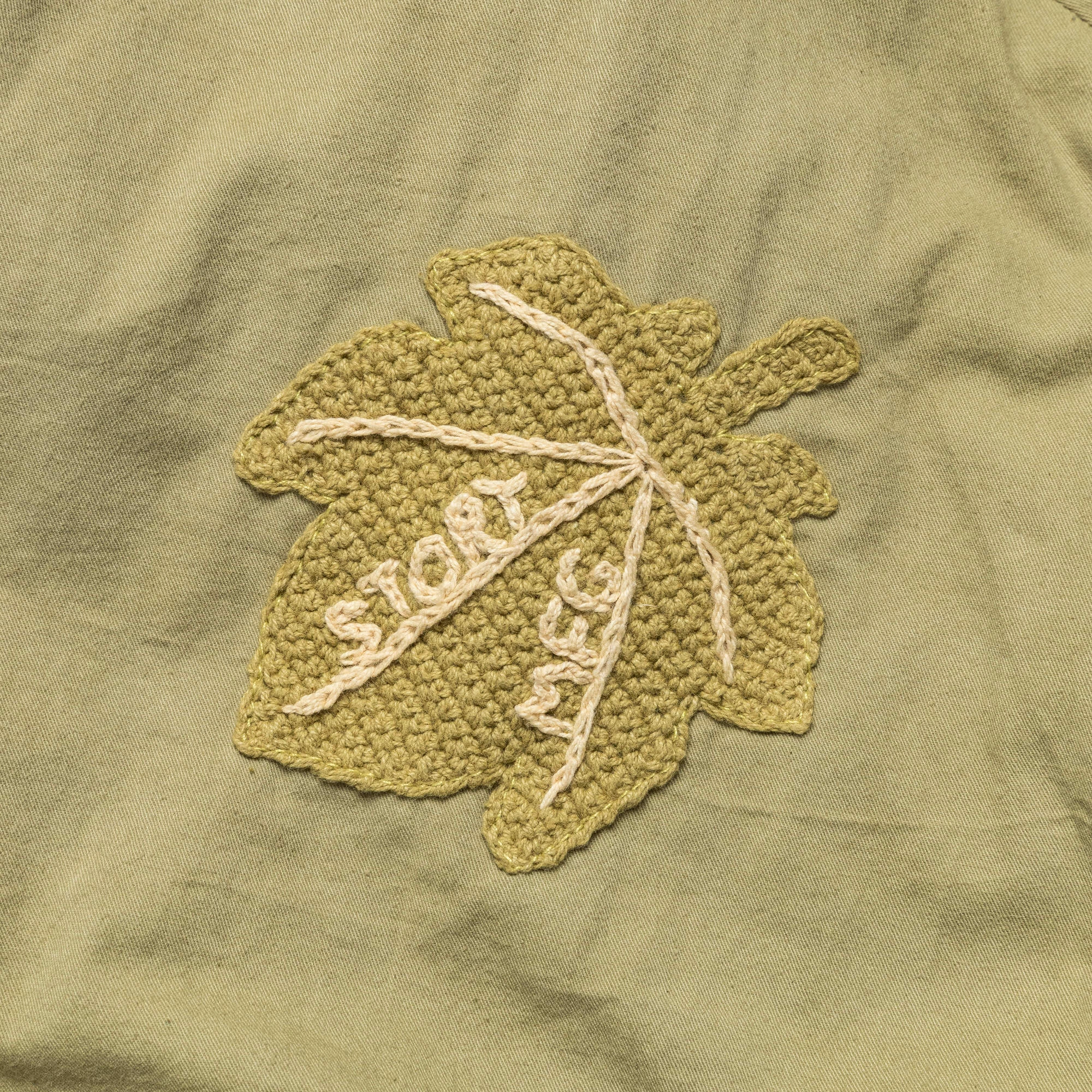 Grain Jacket - Hand Block Olive Wonky-Wear