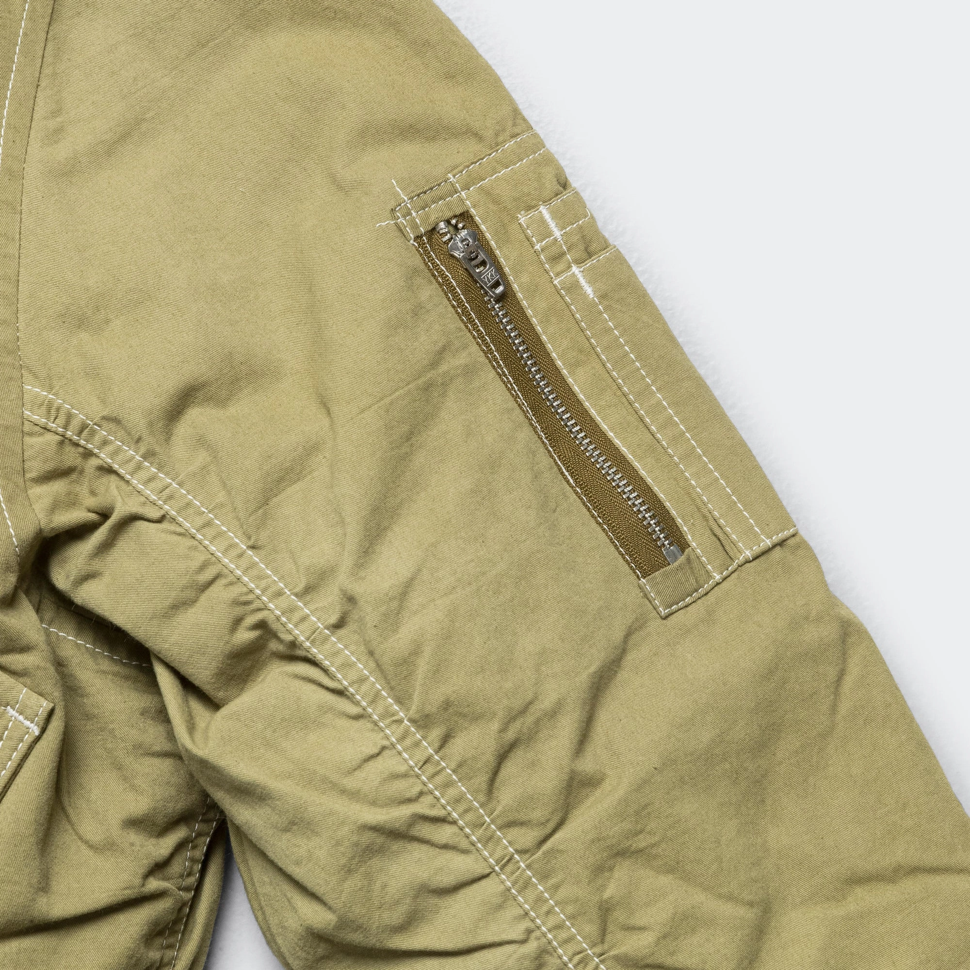 Grain Jacket - Hand Block Olive Wonky-Wear
