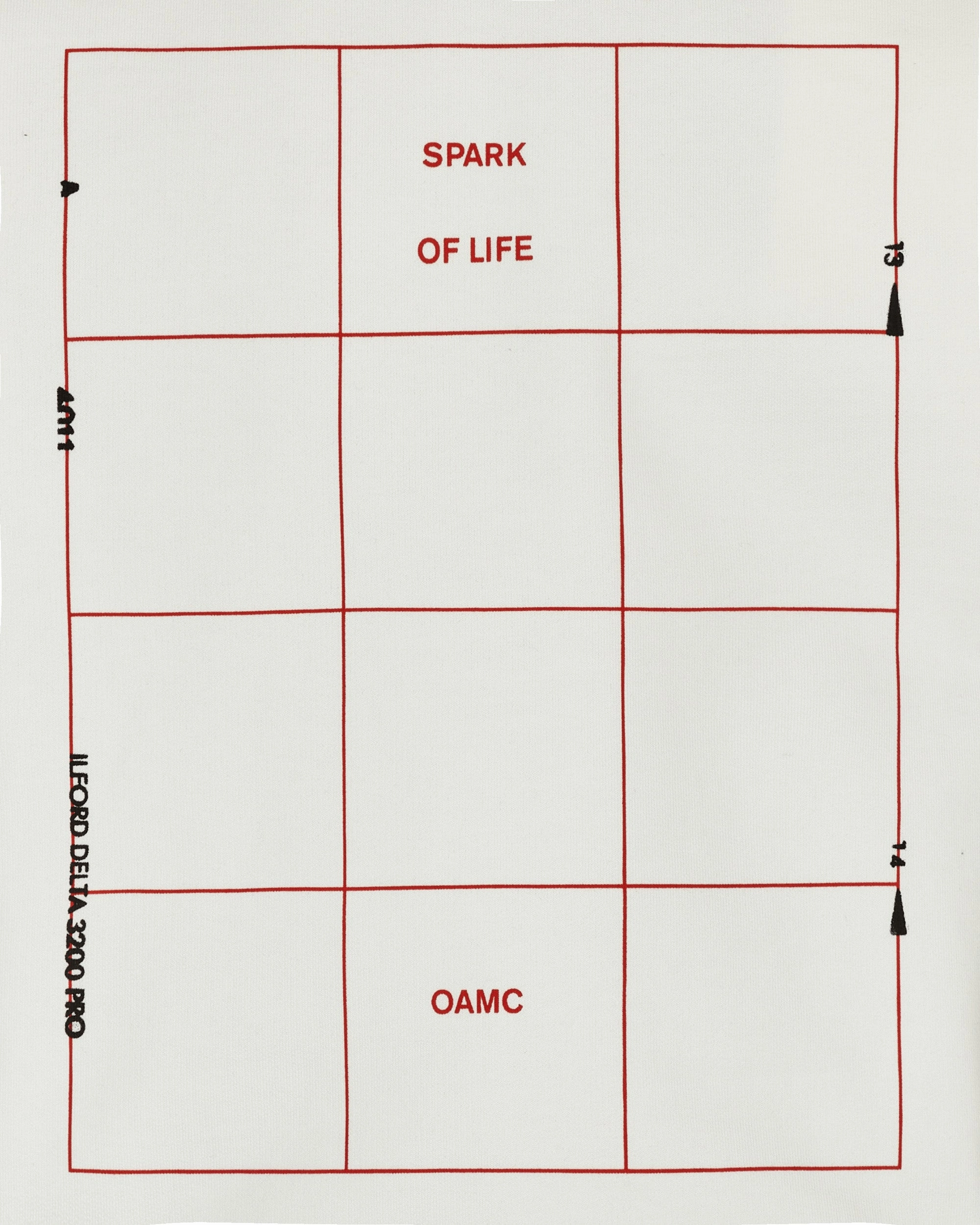 Grid Crewneck Sweatshirt White