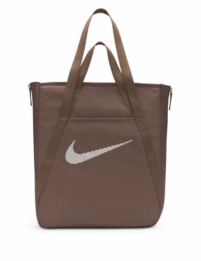 Gym Tote - Mink Brown/White