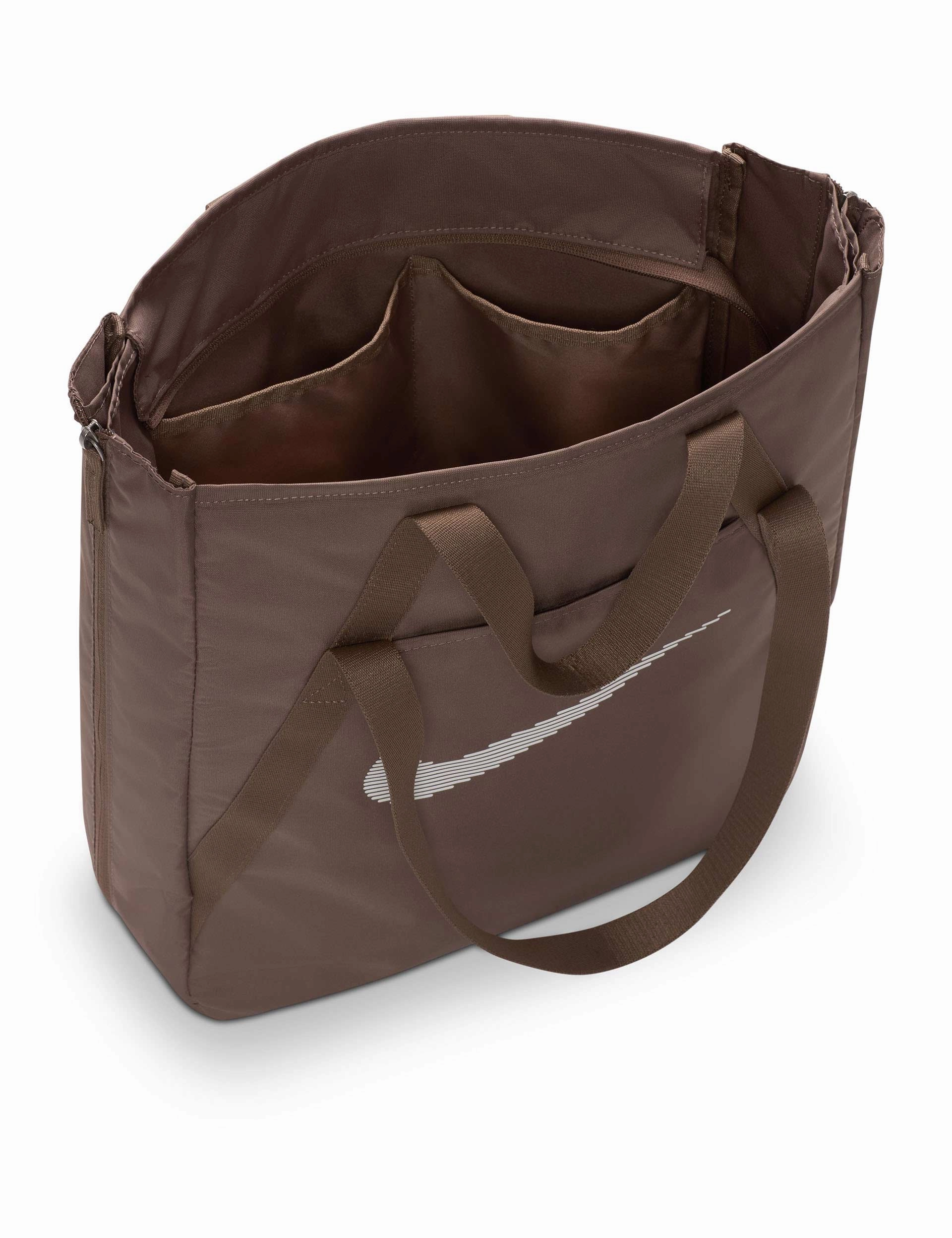 Gym Tote - Mink Brown/White