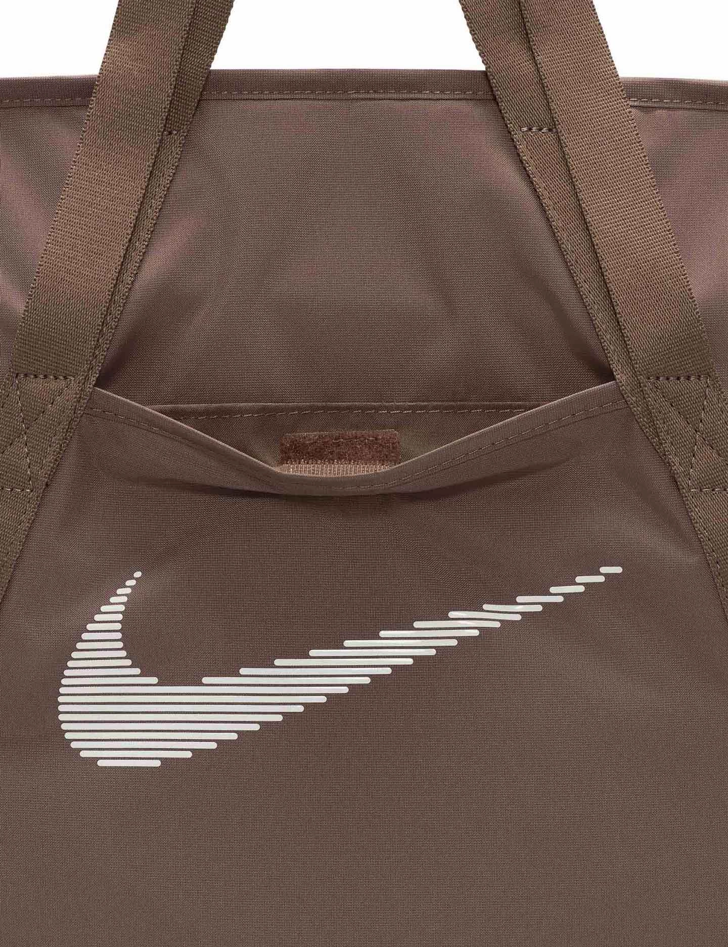 Gym Tote - Mink Brown/White