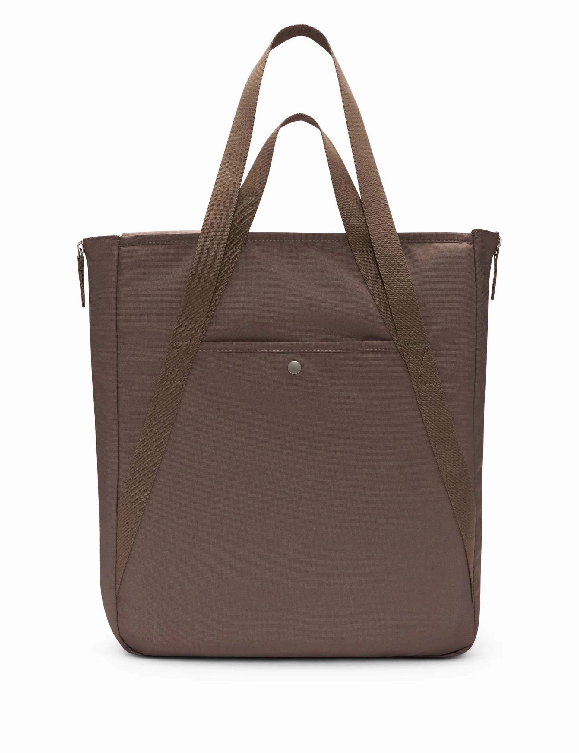 Gym Tote - Mink Brown/White