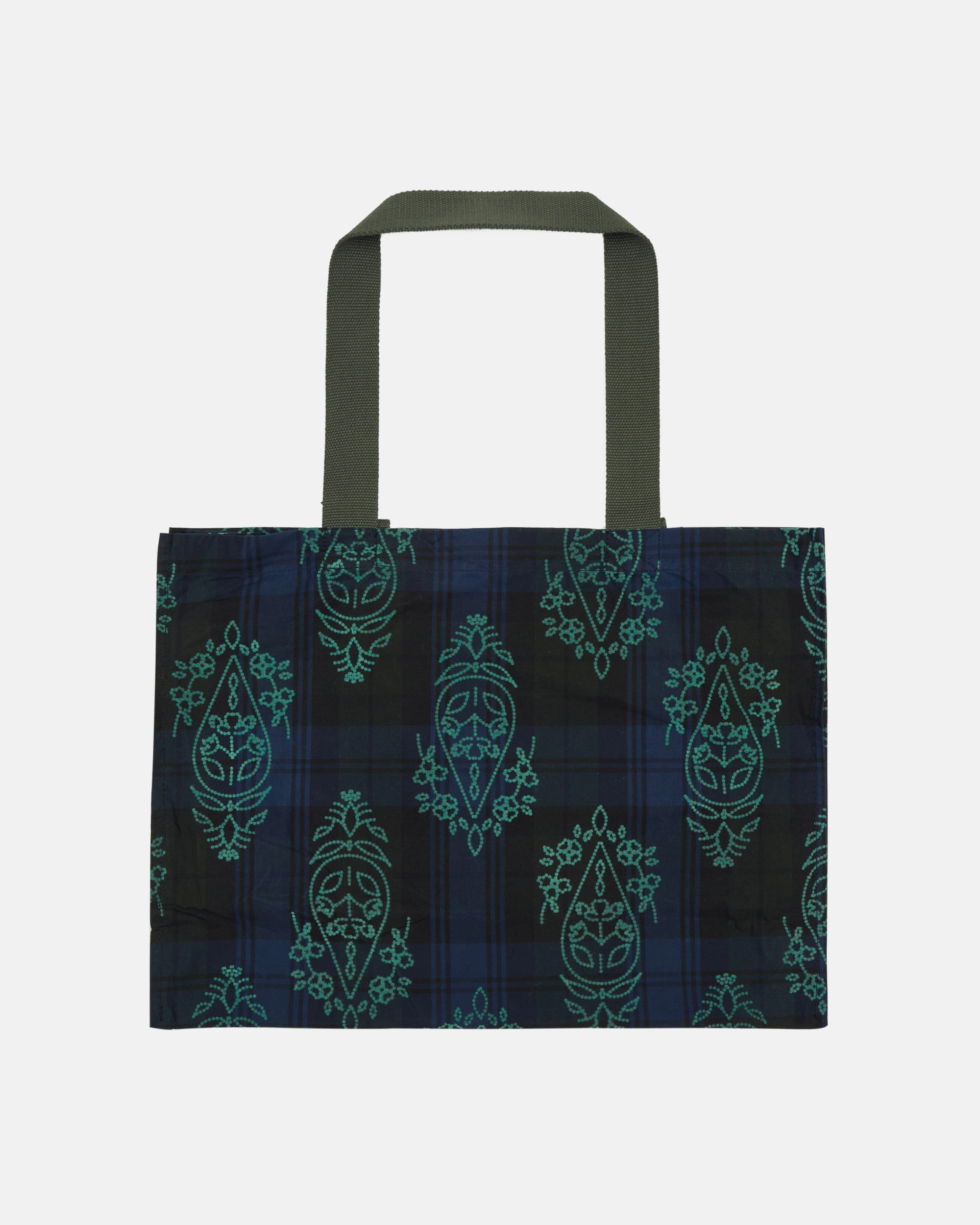 Halley Check Big Bag Blue