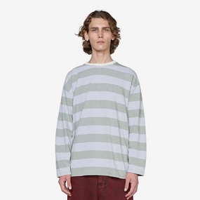 Hawkinson Striped Crew Sage Stripe