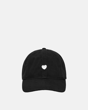 Heart Metal Cap Black