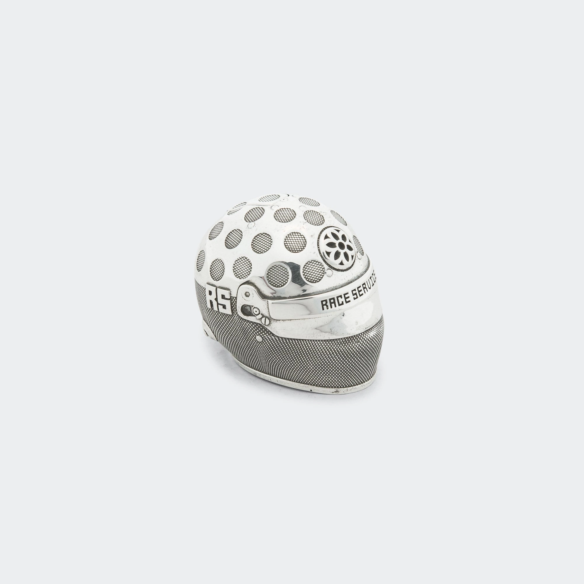 Helmet Pendant x Race Service - 925 Silver