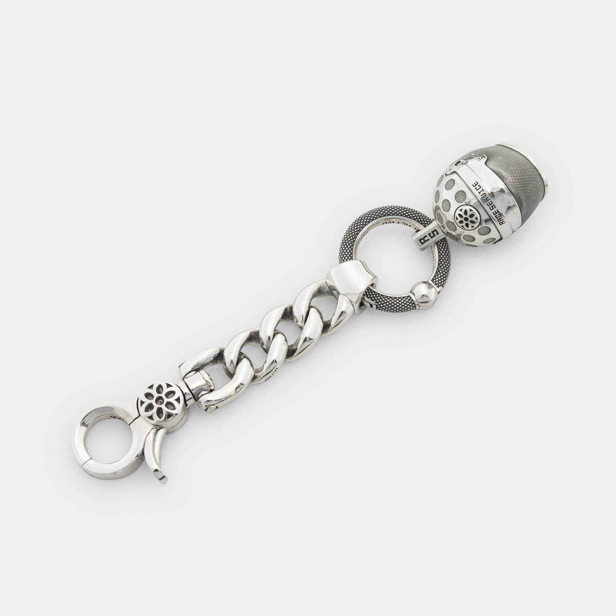 Helmet Pendant x Race Service - 925 Silver