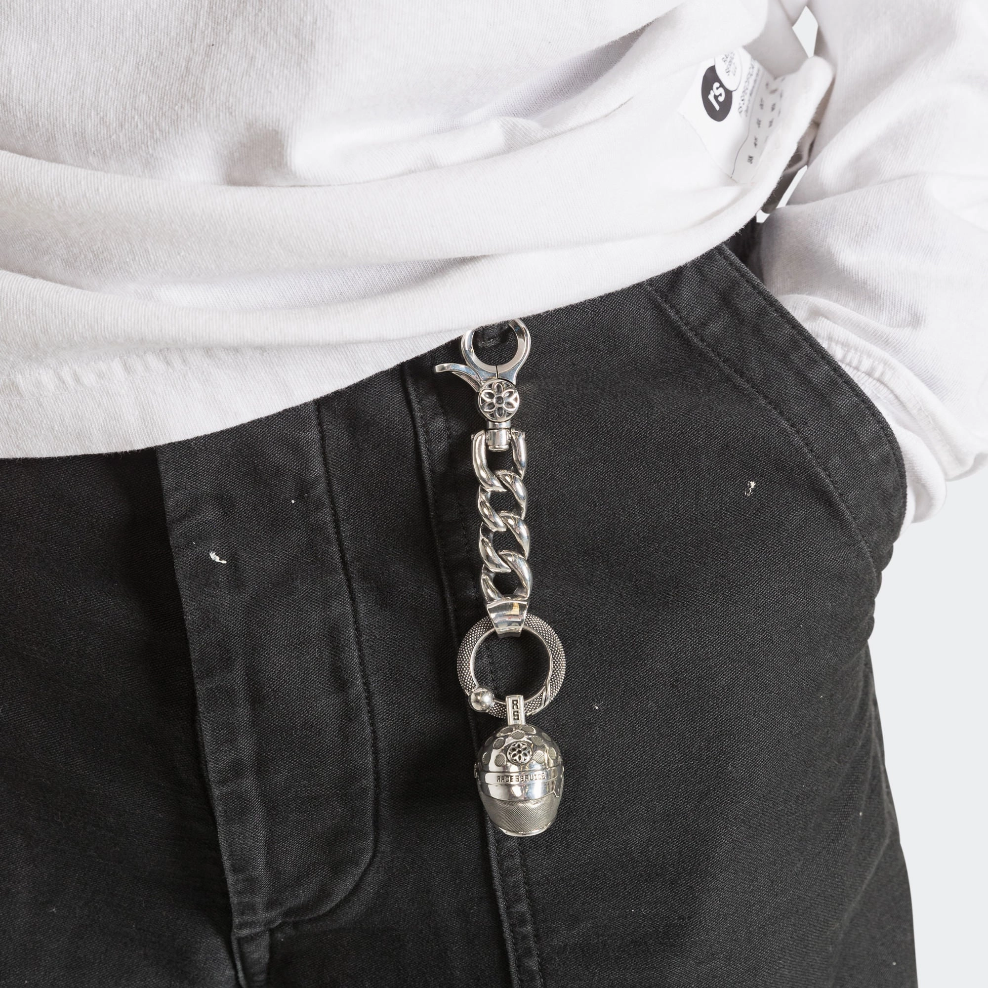 Helmet Pendant x Race Service - 925 Silver