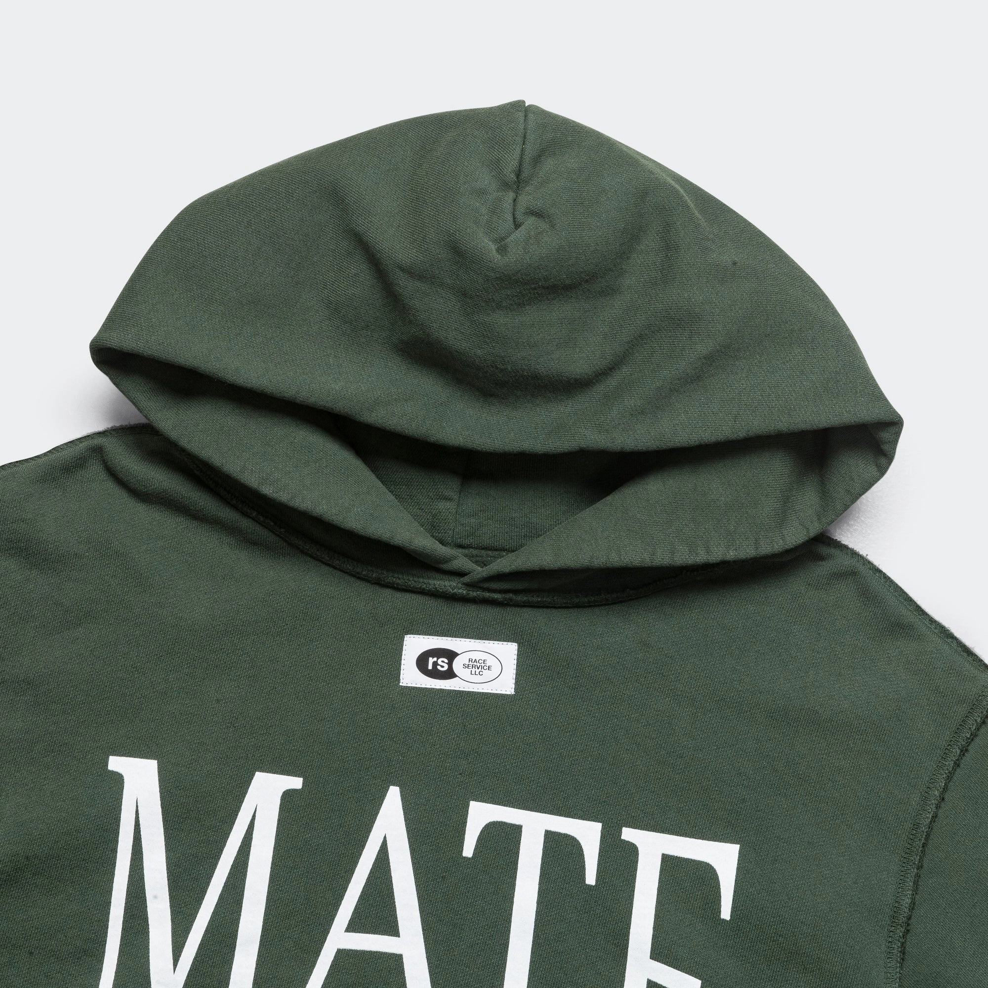 Hooded Sweatshirt x Race Service - British Racing Green