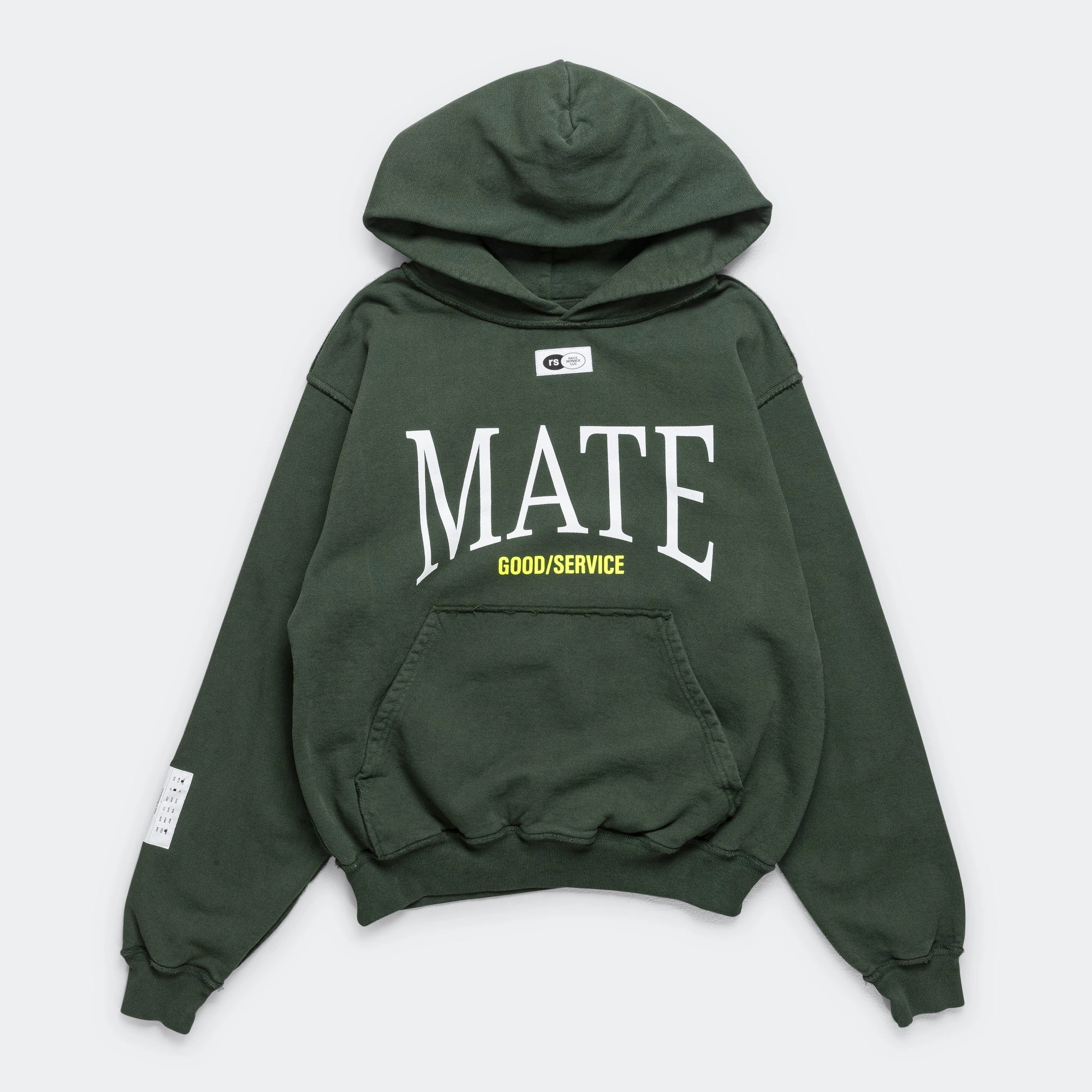 Hooded Sweatshirt x Race Service - British Racing Green