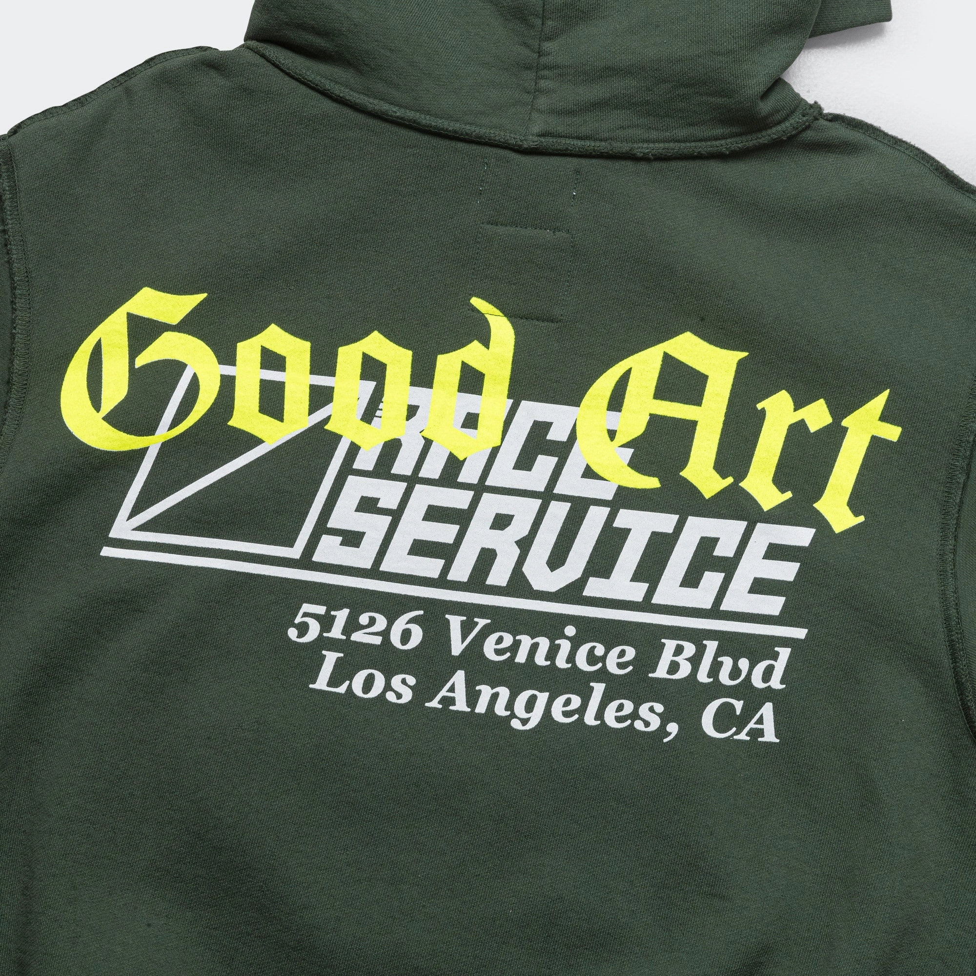 Hooded Sweatshirt x Race Service - British Racing Green
