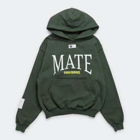 Hooded Sweatshirt x Race Service - British Racing Green