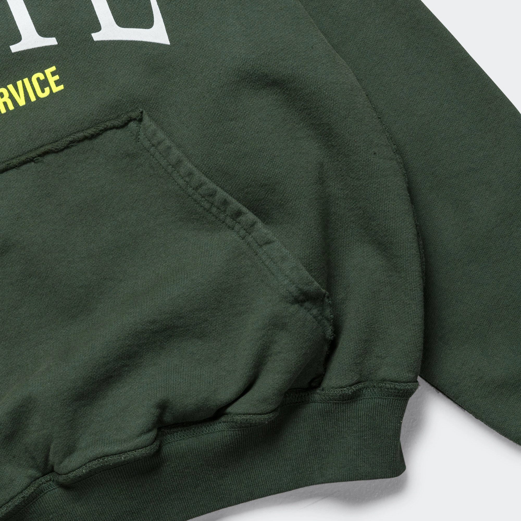 Hooded Sweatshirt x Race Service - British Racing Green