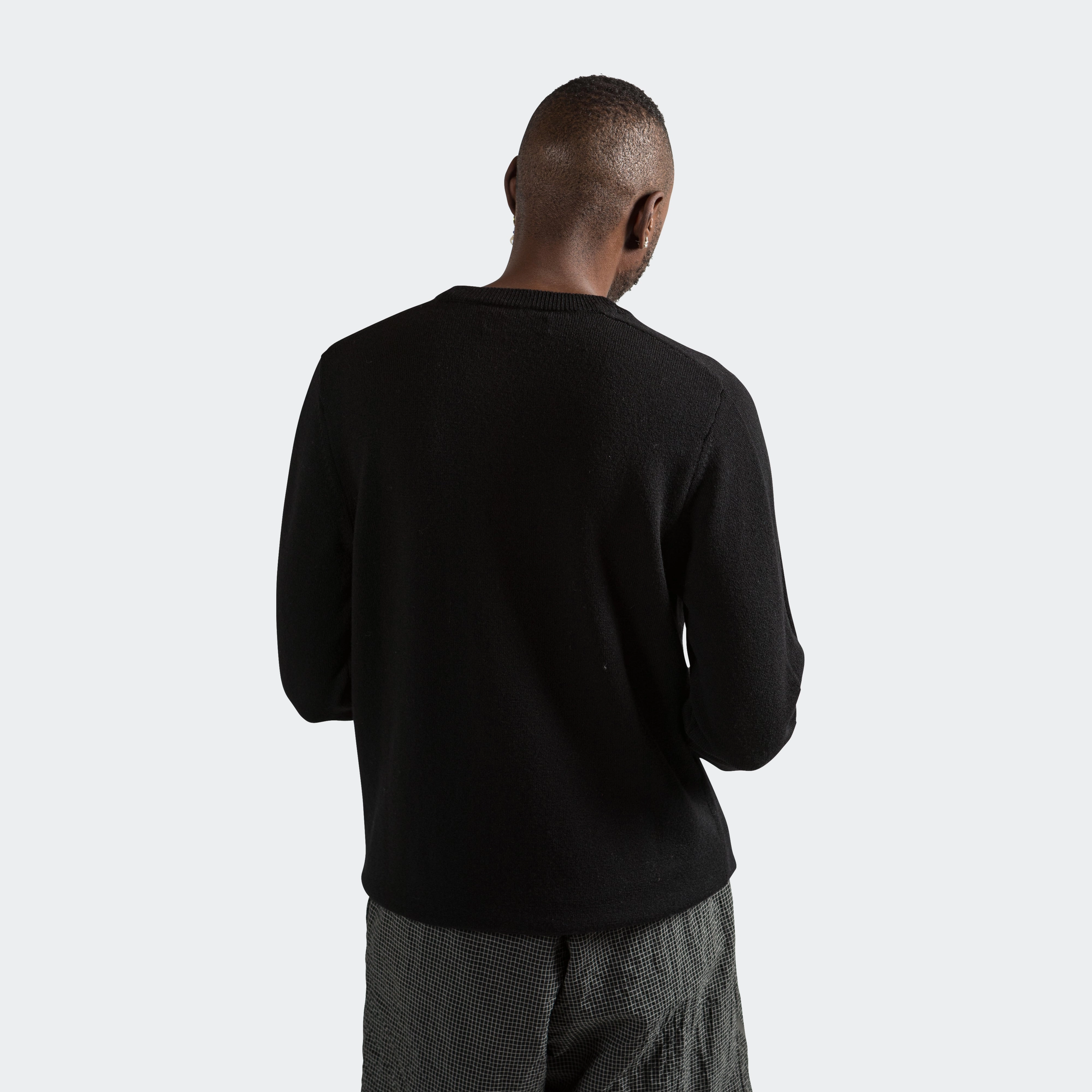 Hybrid Merino Monogram - Black