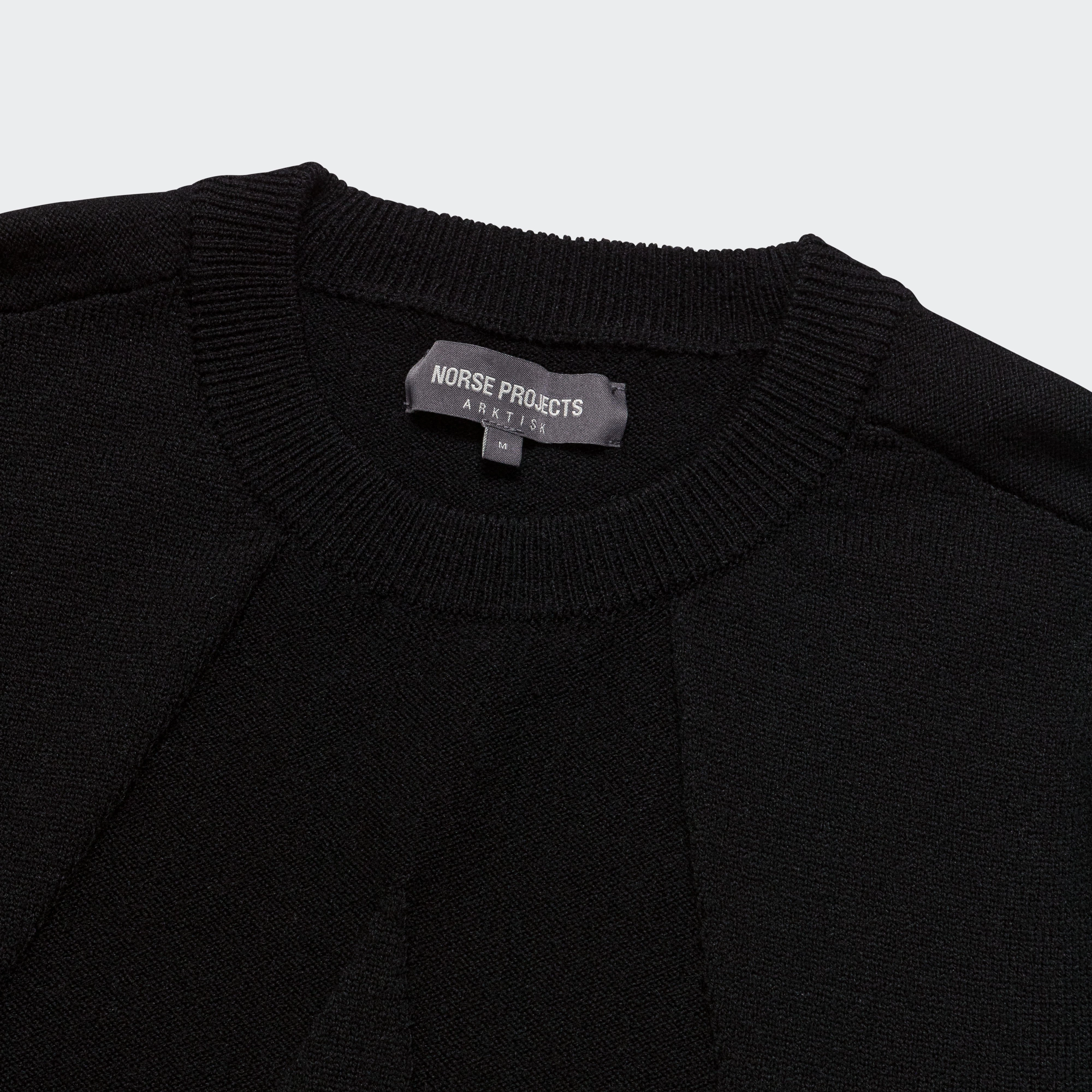 Hybrid Merino Monogram - Black