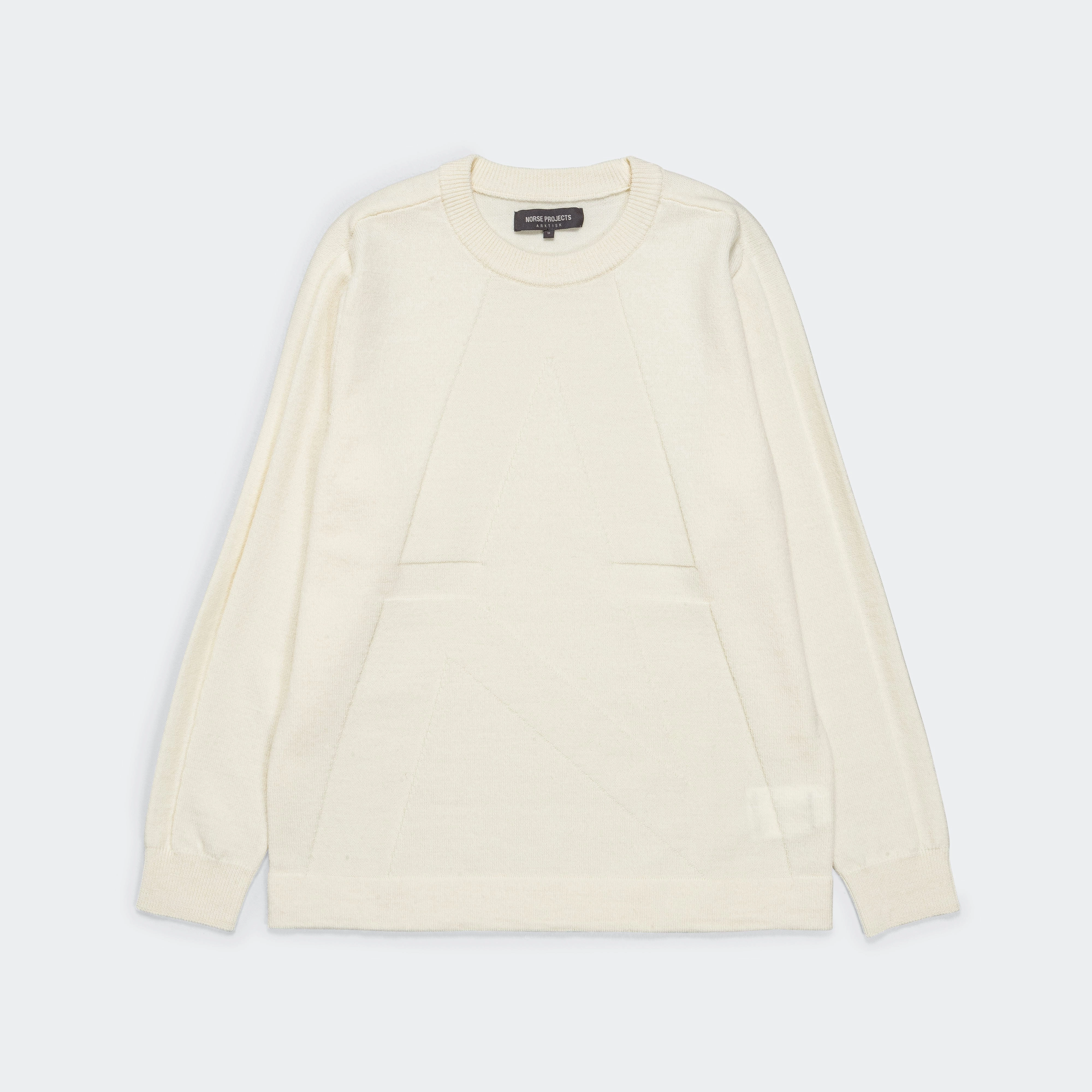 Hybrid Merino Monogram - Ecru