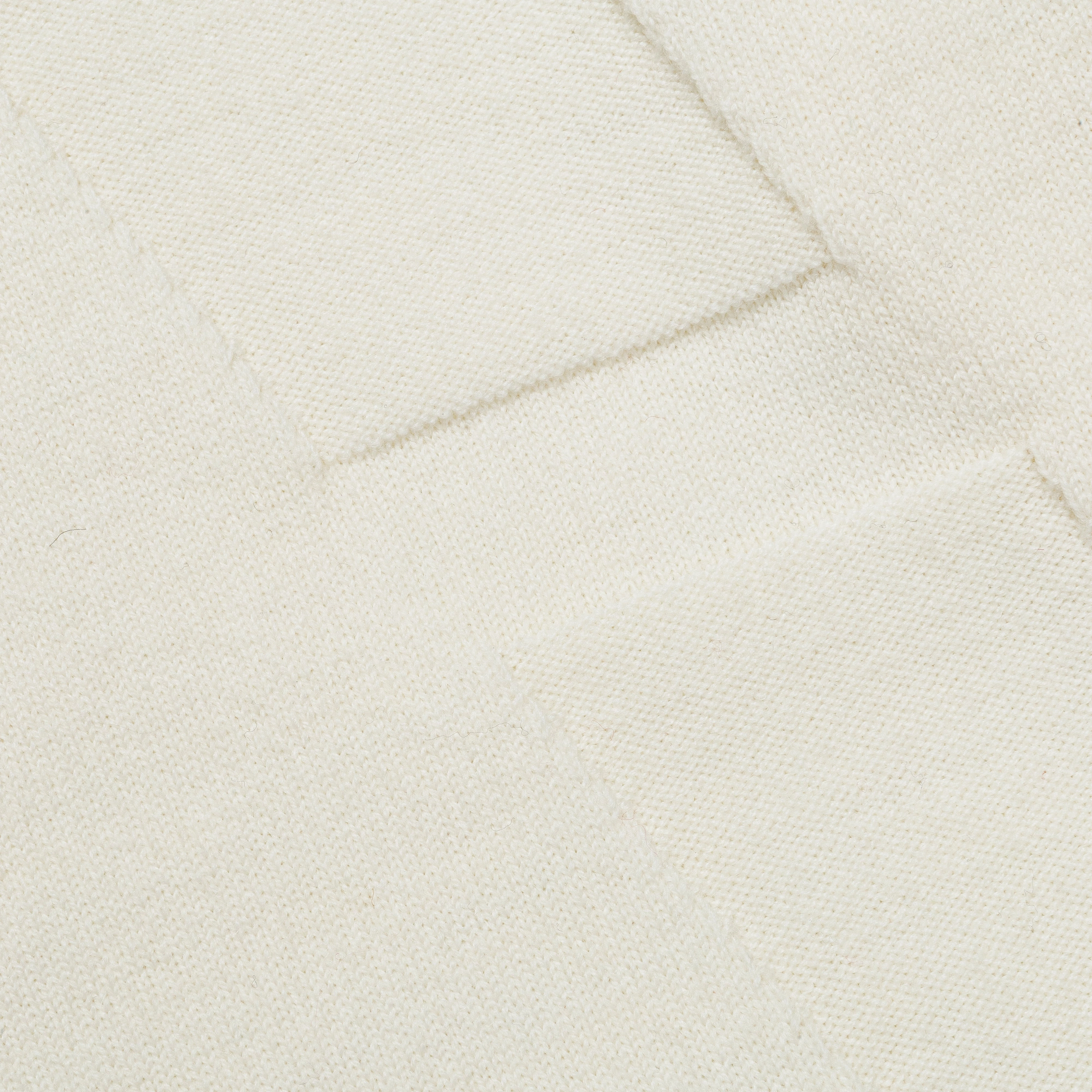Hybrid Merino Monogram - Ecru