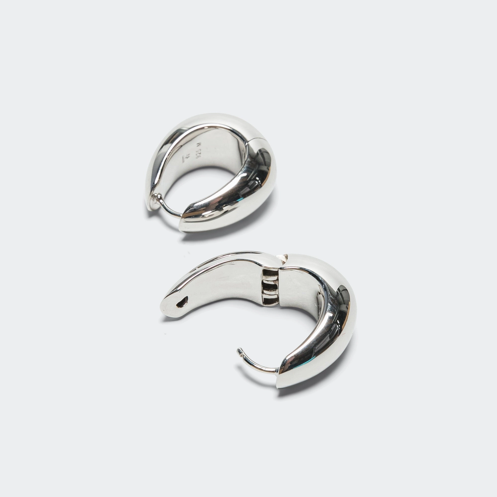Ice Hoops Medium - 925 Silver