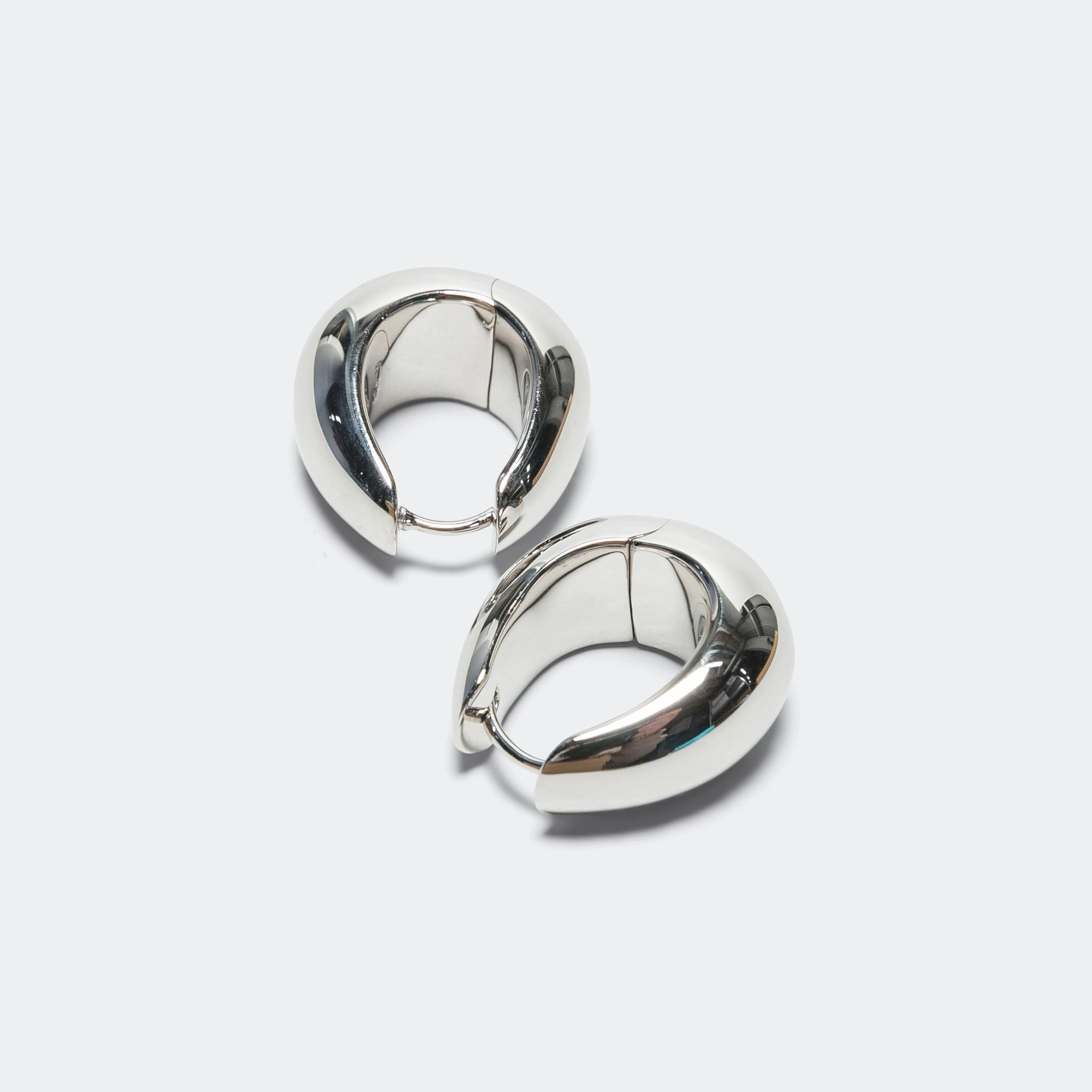 Ice Hoops Medium - 925 Silver