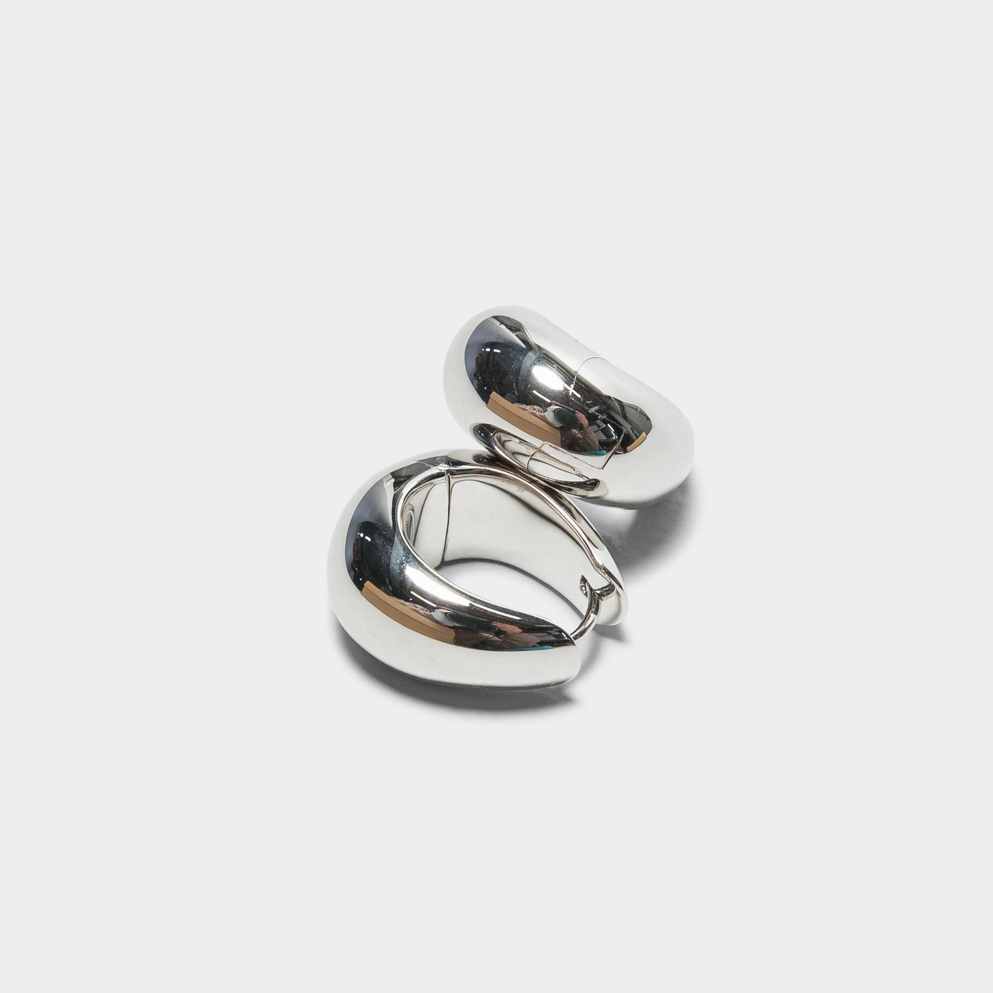 Ice Hoops Medium - 925 Silver
