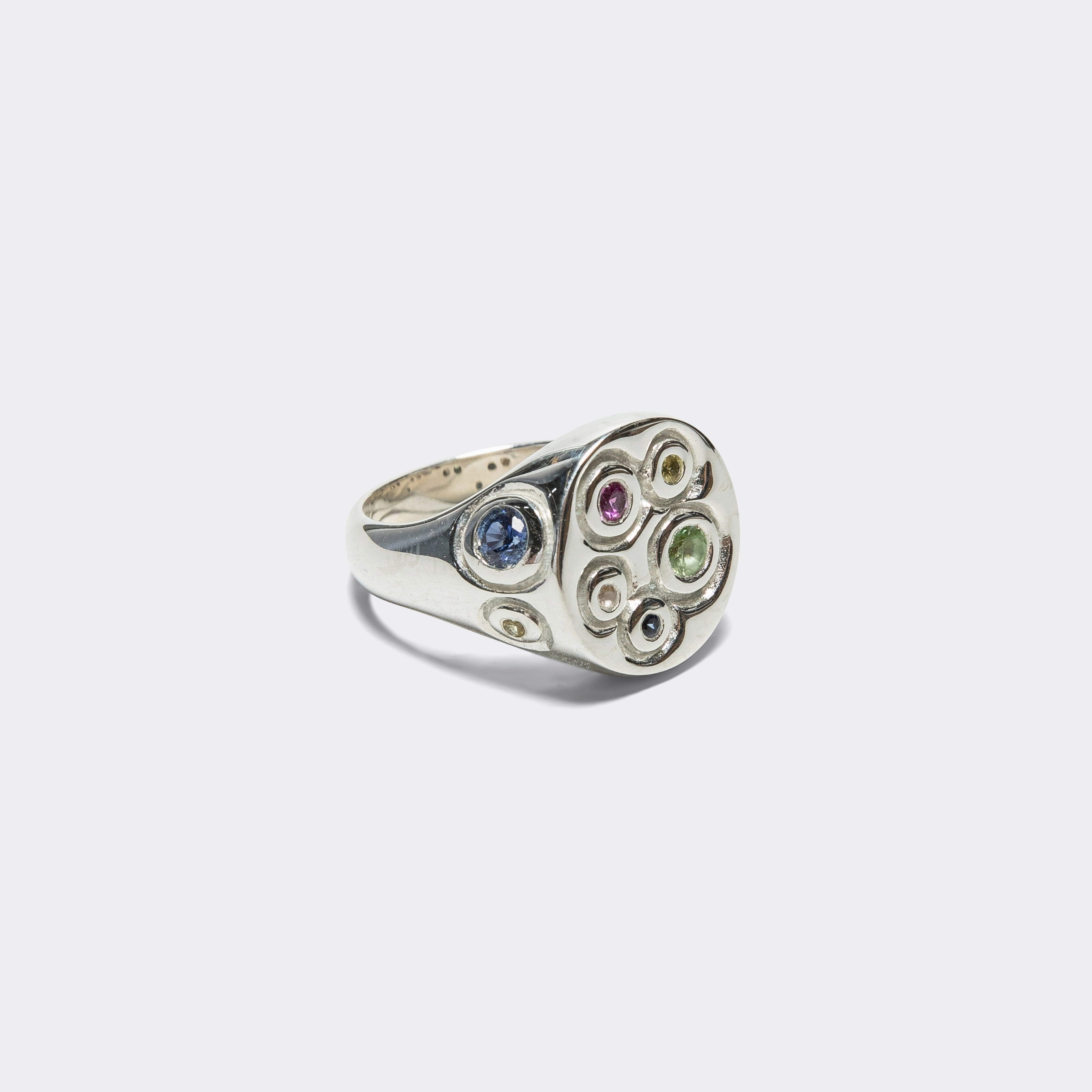 Infinite Life Signet Ring - Multi/925 Silver