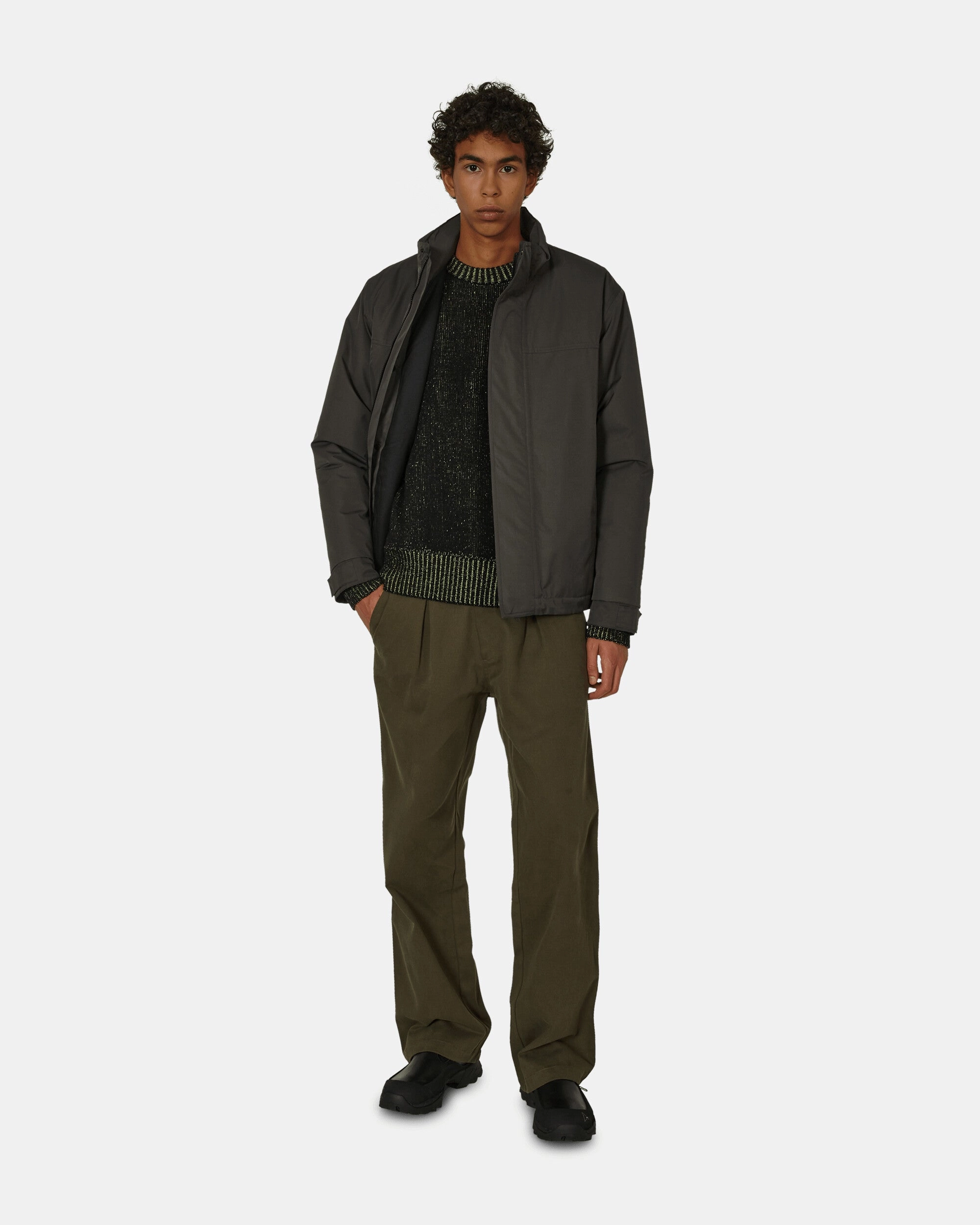 Insulated Padded Jacket Coal Grey