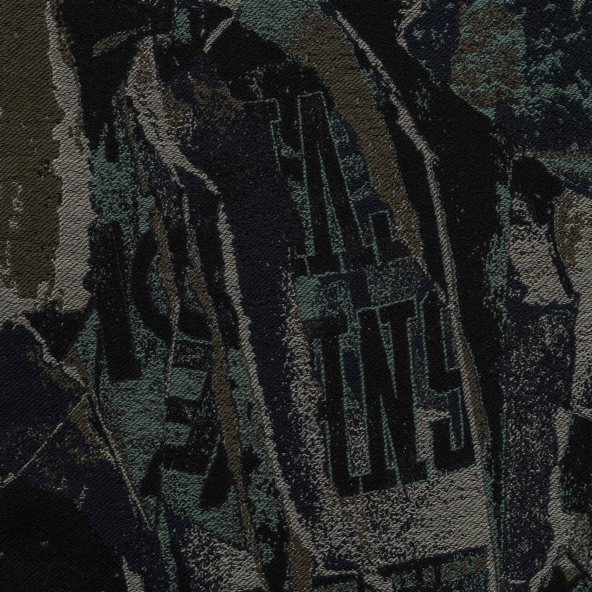 Jacquard Loose Pant - Black