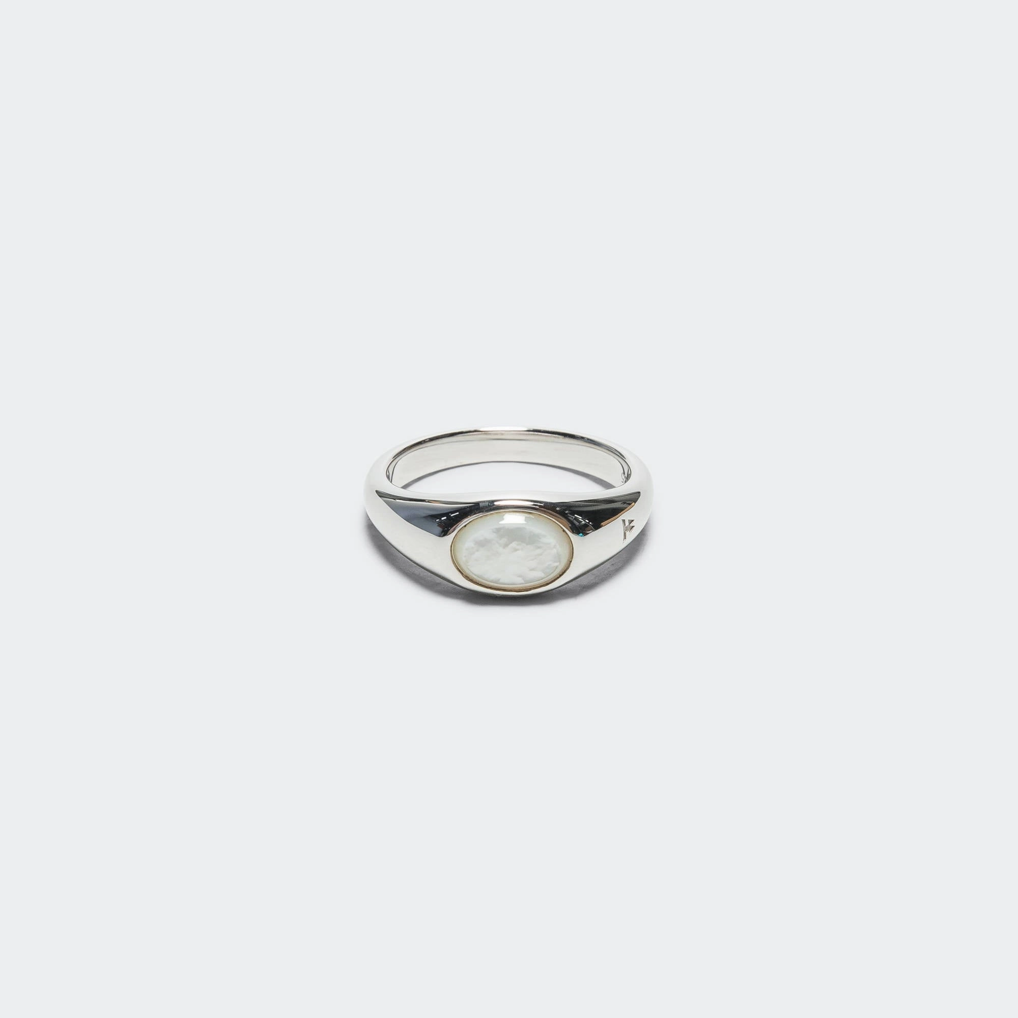 Joe Ring - White Mother of Pearl/925 Silver