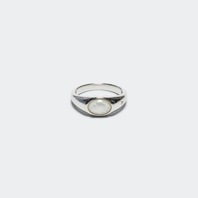 Joe Ring - White Mother of Pearl/925 Silver