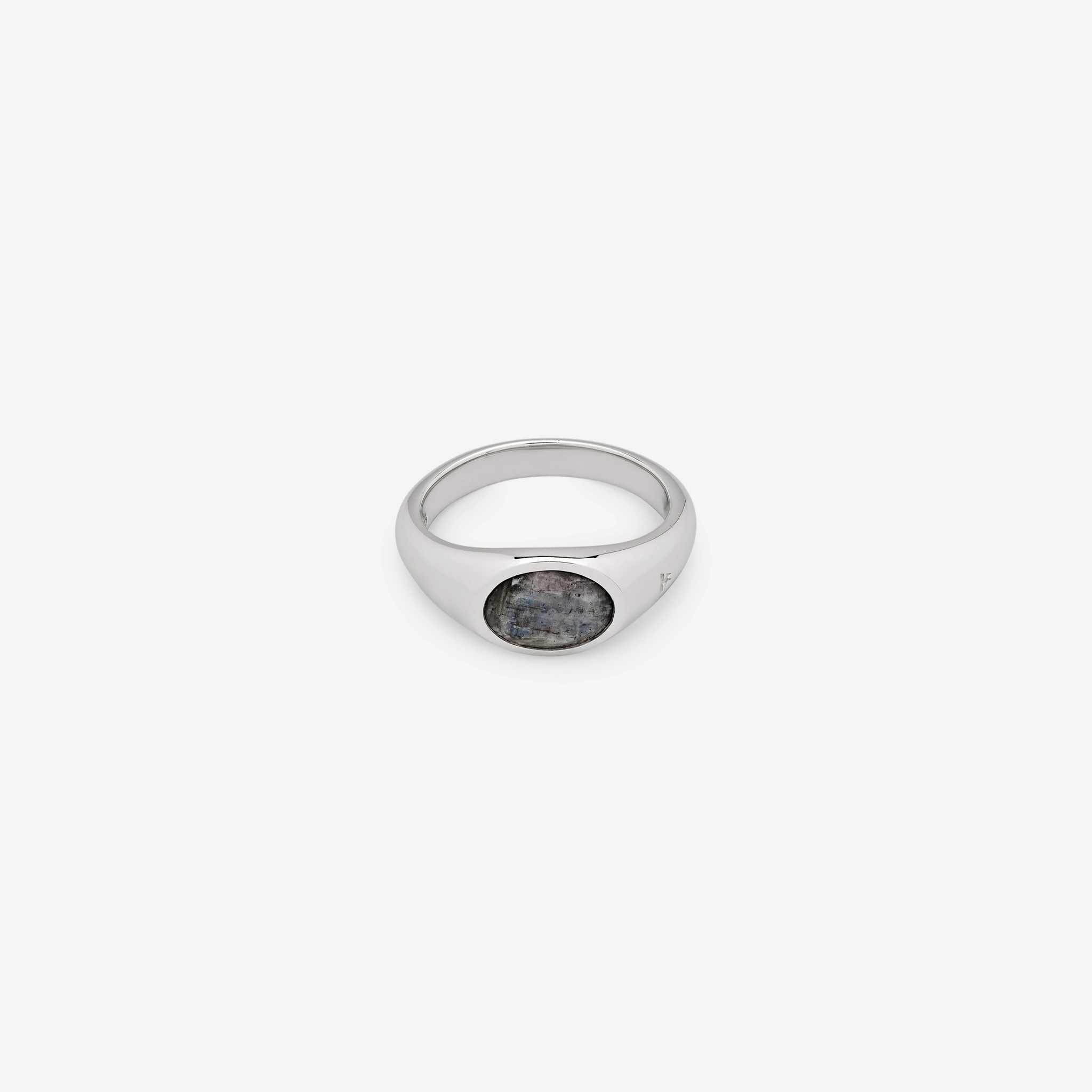 Joe Ring Larvikite Silver