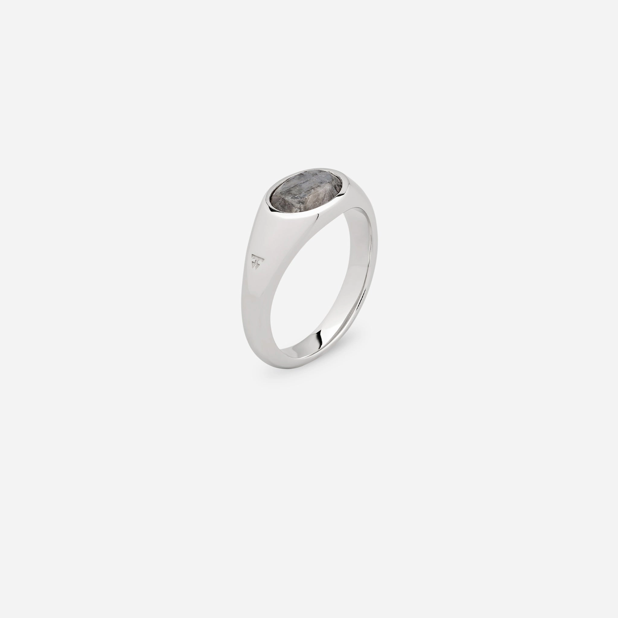 Joe Ring Larvikite Silver