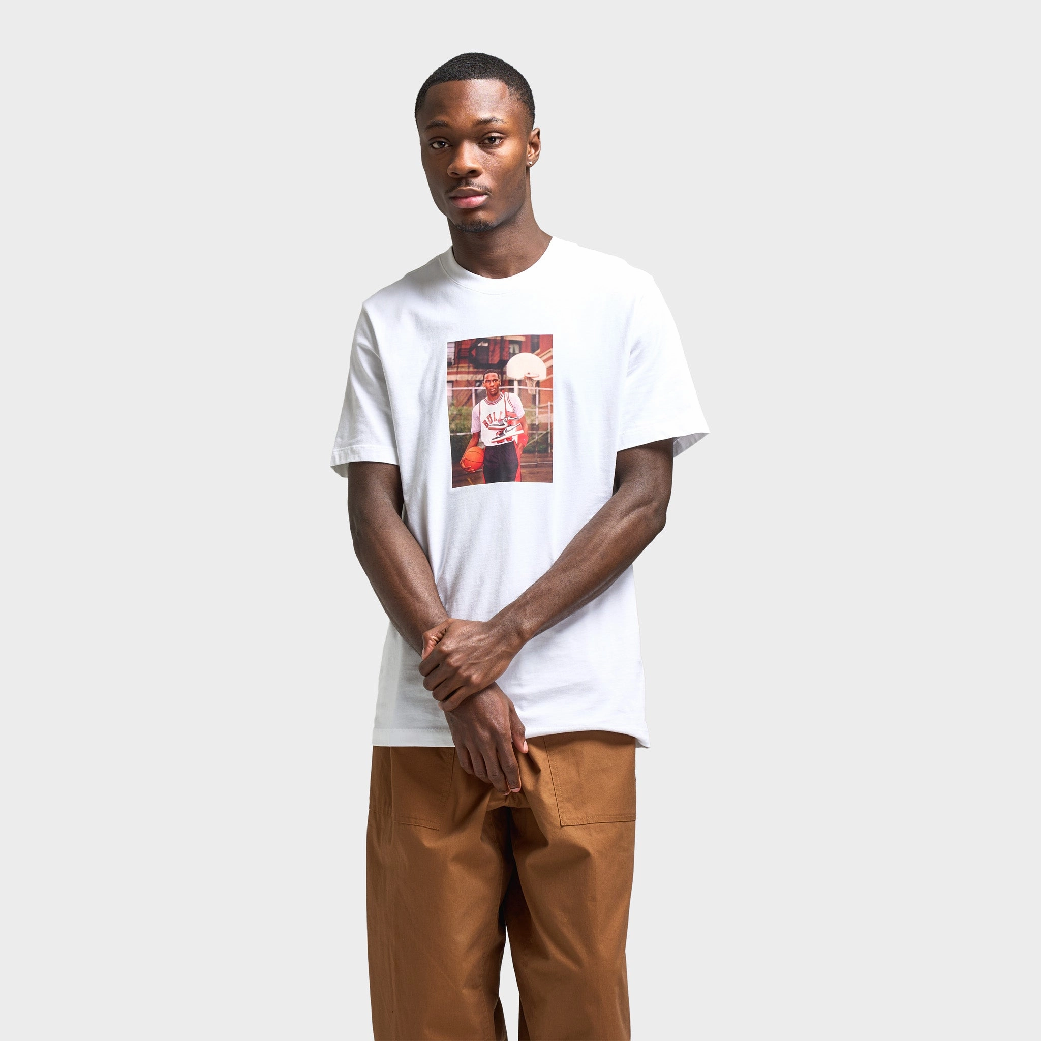 Jordan "Photo" Graphic T-Shirt White / Black