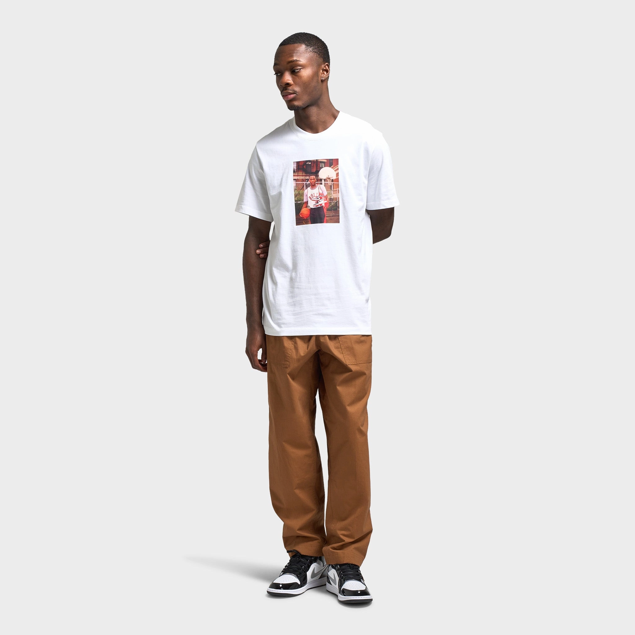 Jordan "Photo" Graphic T-Shirt White / Black