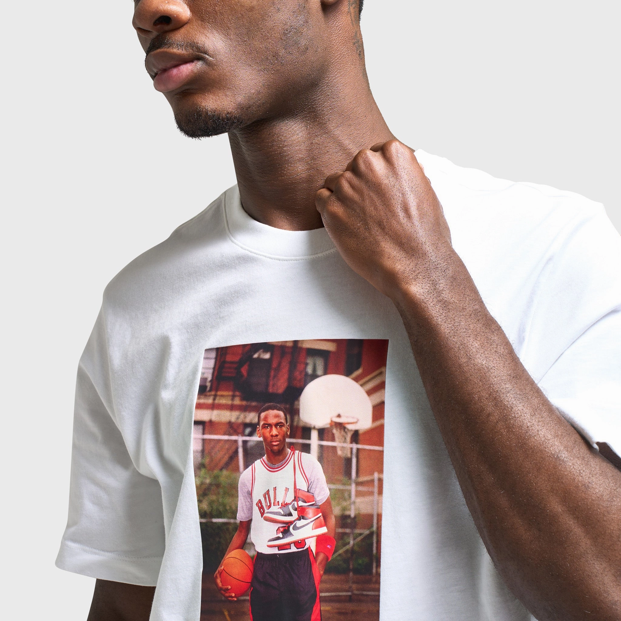 Jordan "Photo" Graphic T-Shirt White / Black