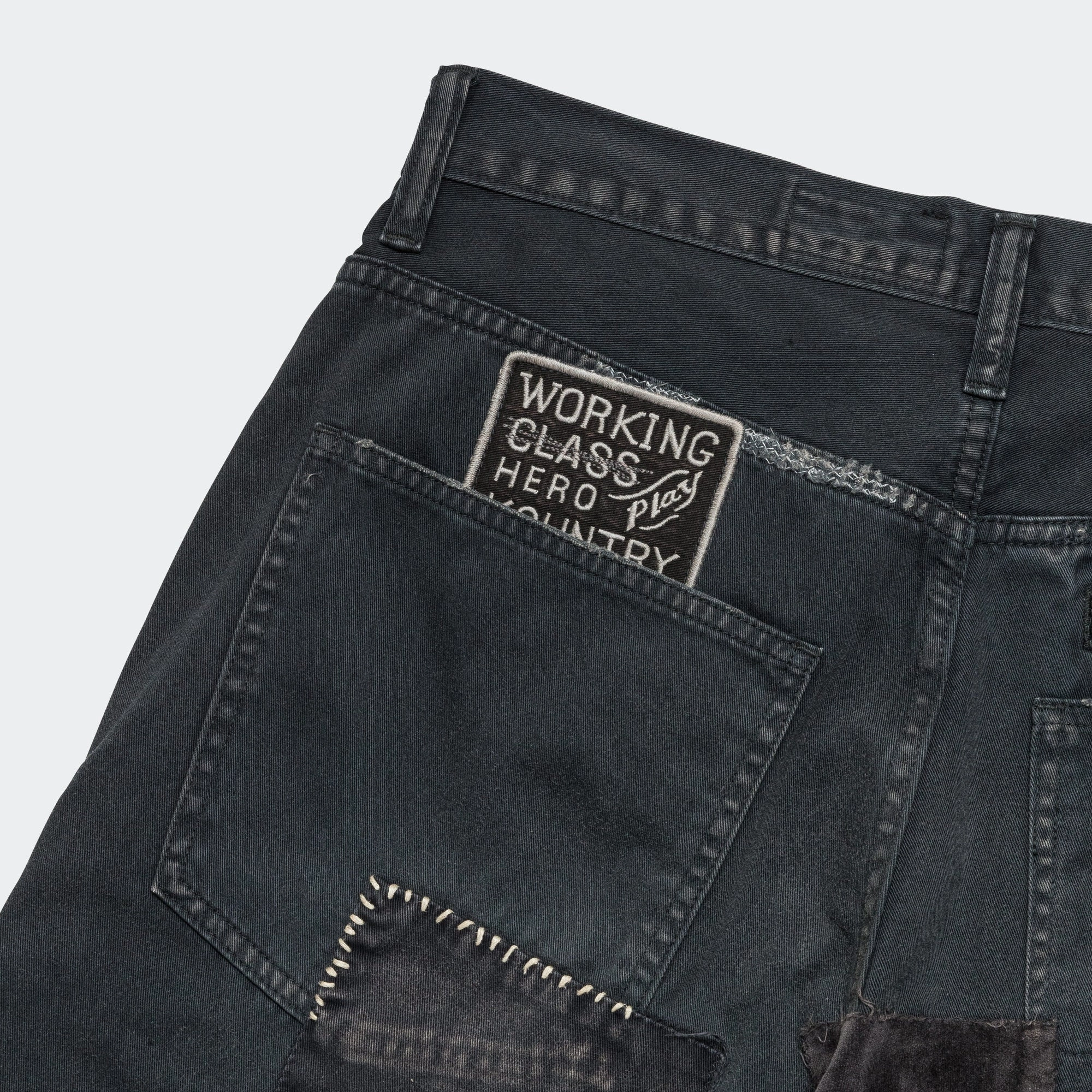 KATSURAGI PORT Baggy Pants(Champetre Remake) - Black