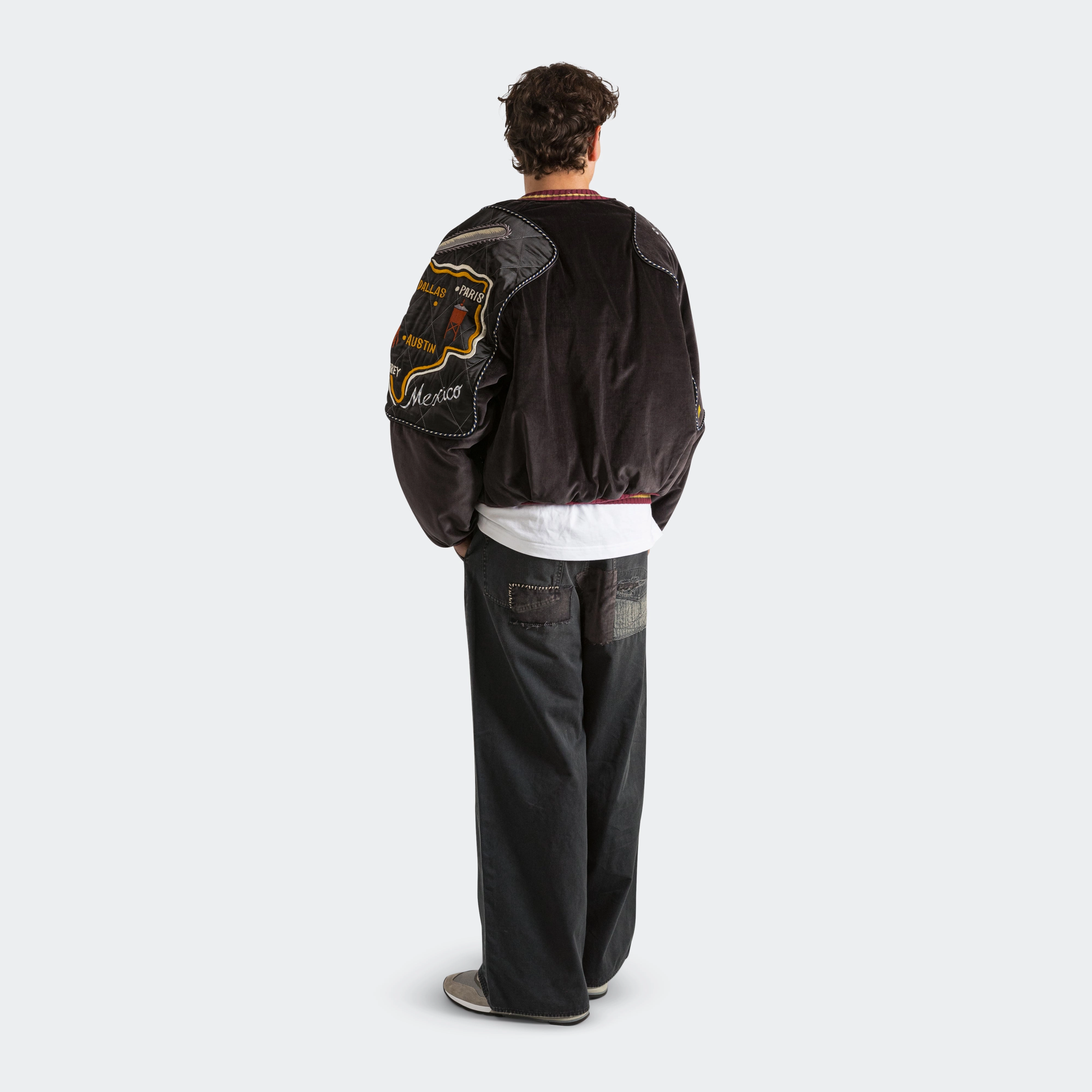 KATSURAGI PORT Baggy Pants(Champetre Remake) - Black