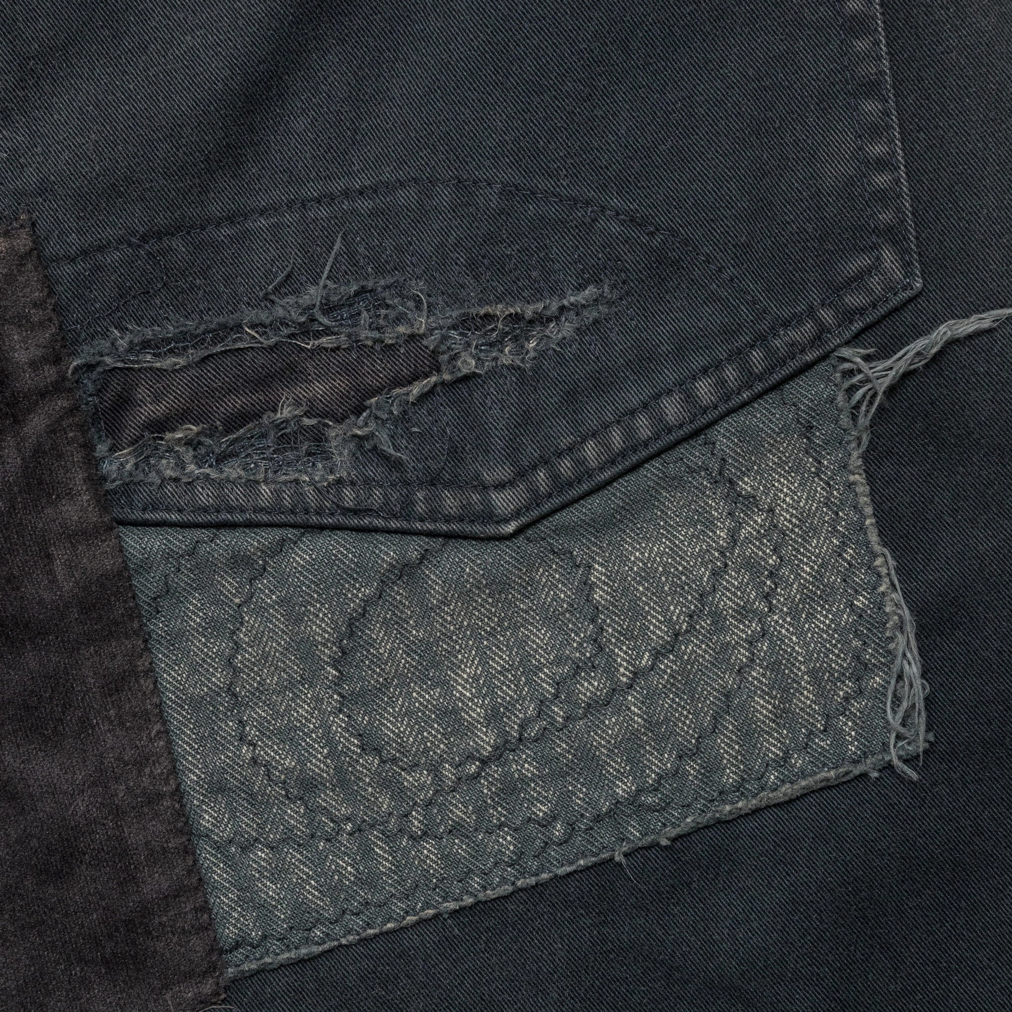 KATSURAGI PORT Baggy Pants(Champetre Remake) - Black