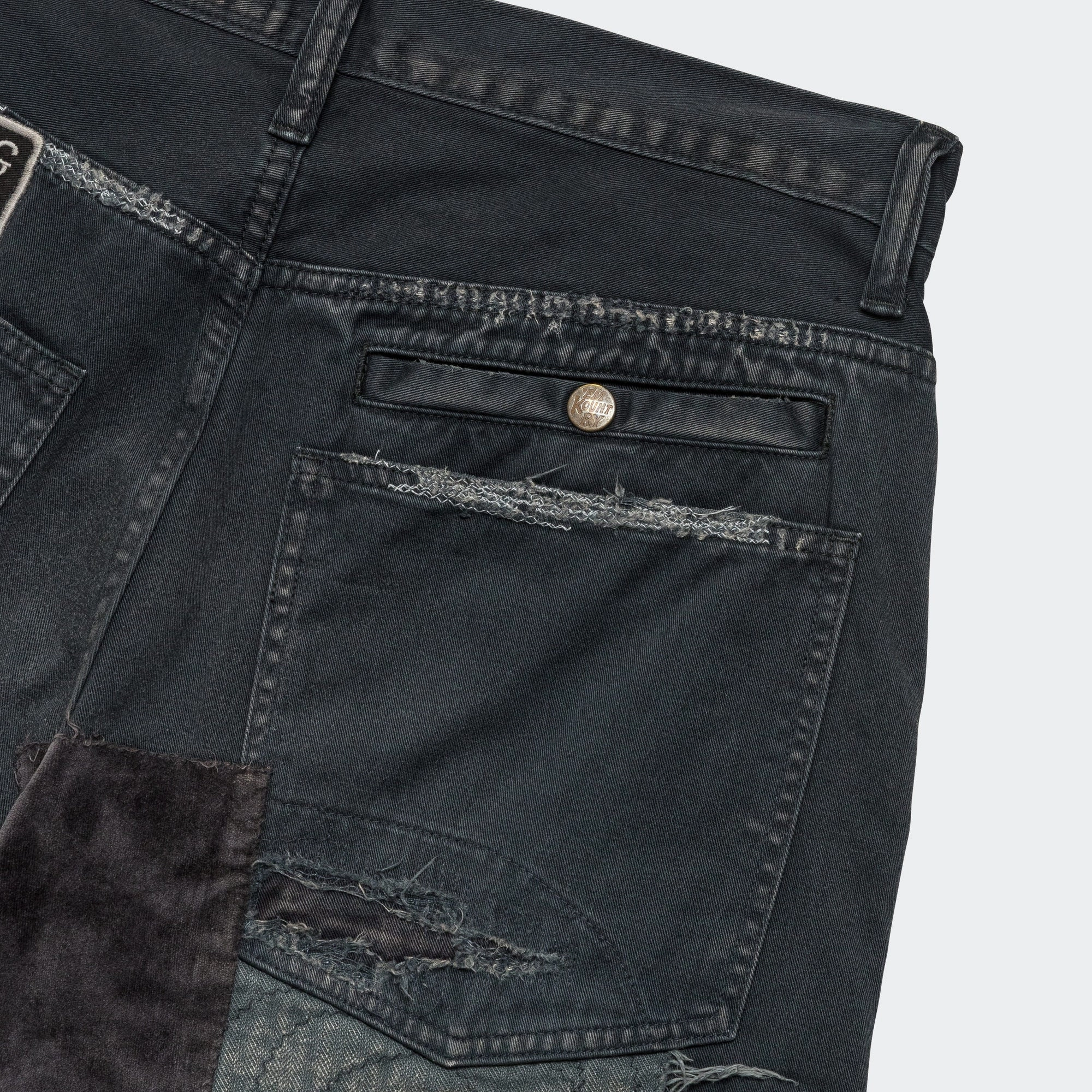 KATSURAGI PORT Baggy Pants(Champetre Remake) - Black