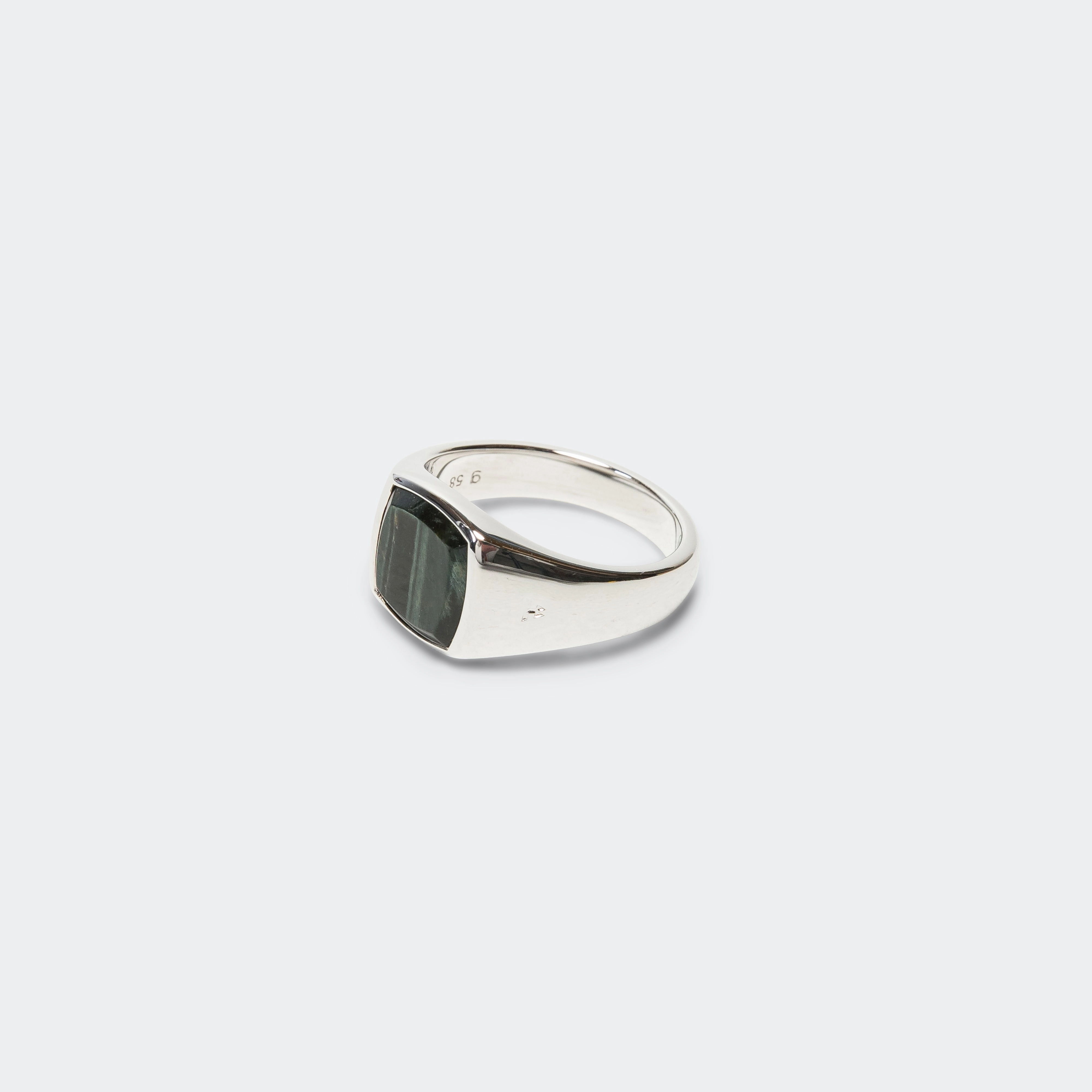 Kay Ring Blue Hawk Eye - 925 Silver
