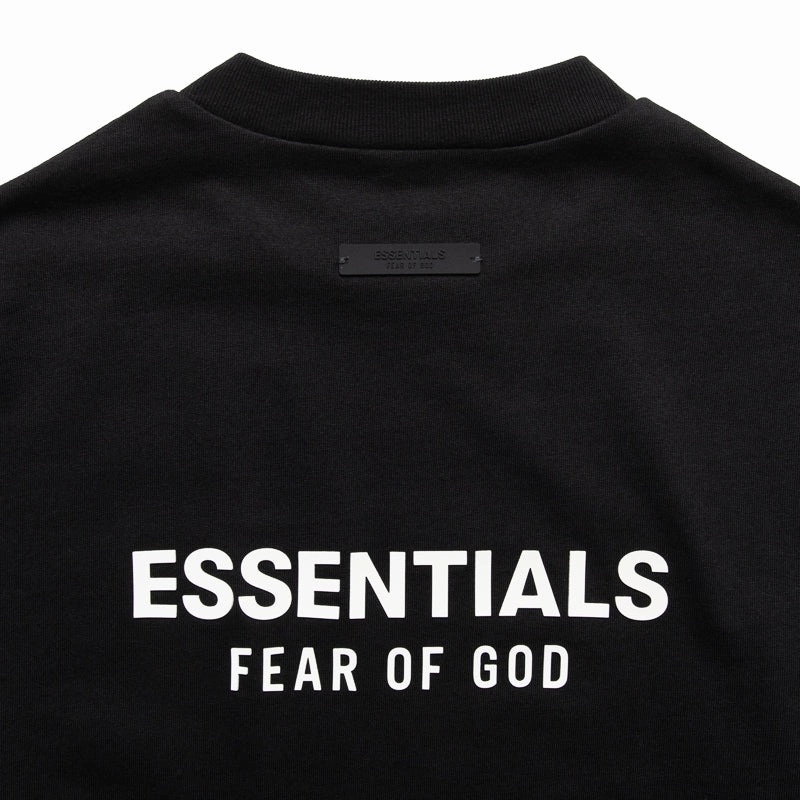 Kids Fear Of God Essentials Jersey L/S Tee - Black